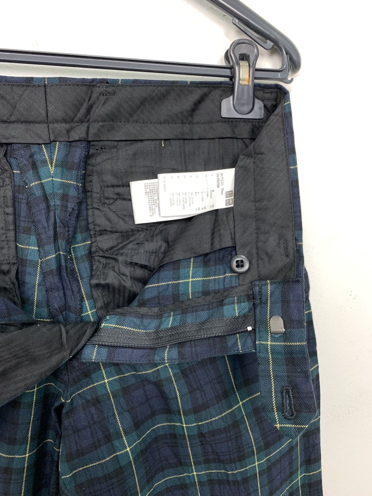 Japanese Brand × Seditionaries × Uniqlo UNIQLO Tartan Plaid Pleated Pocket Punk Casual Trouser Pant Size US 32 / EU 48 - 19 Thumbnail
