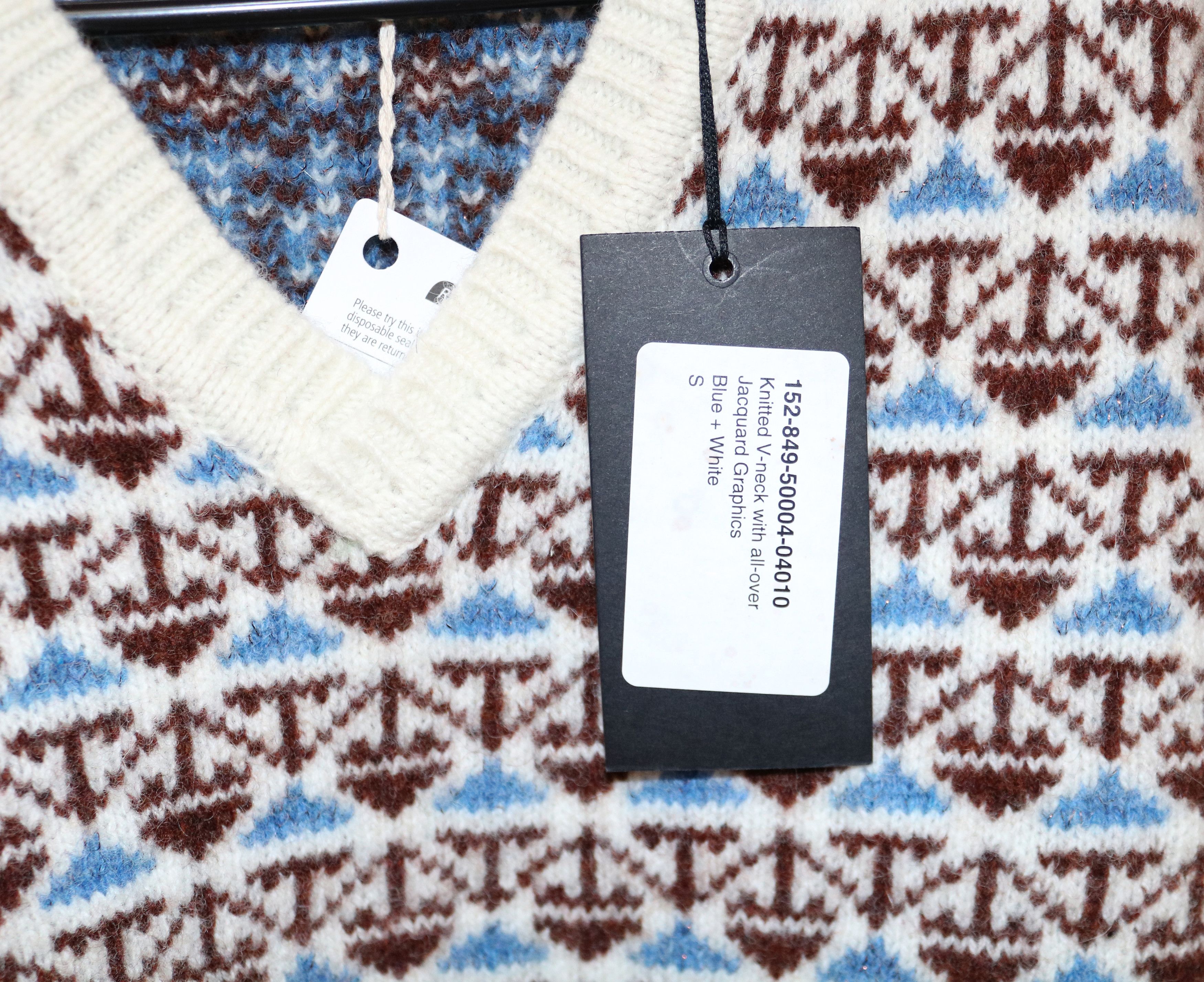 Raf Simons Raf Simons Jacquard Sweater Size Small Size US S / EU 44-46 / 1 - 3 Thumbnail