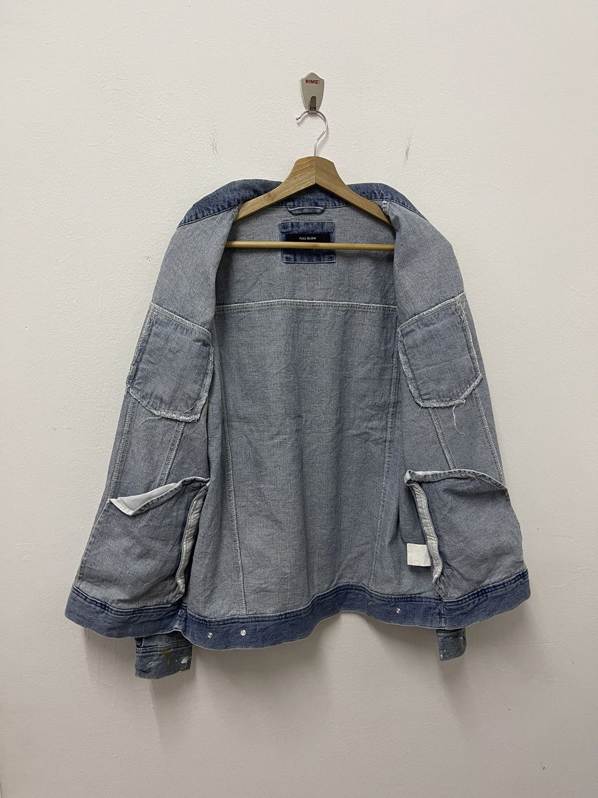 Vintage Vintage Full Glow Printing Style Denim Jacket Size US M / EU 48-50 / 2 - 7 Thumbnail