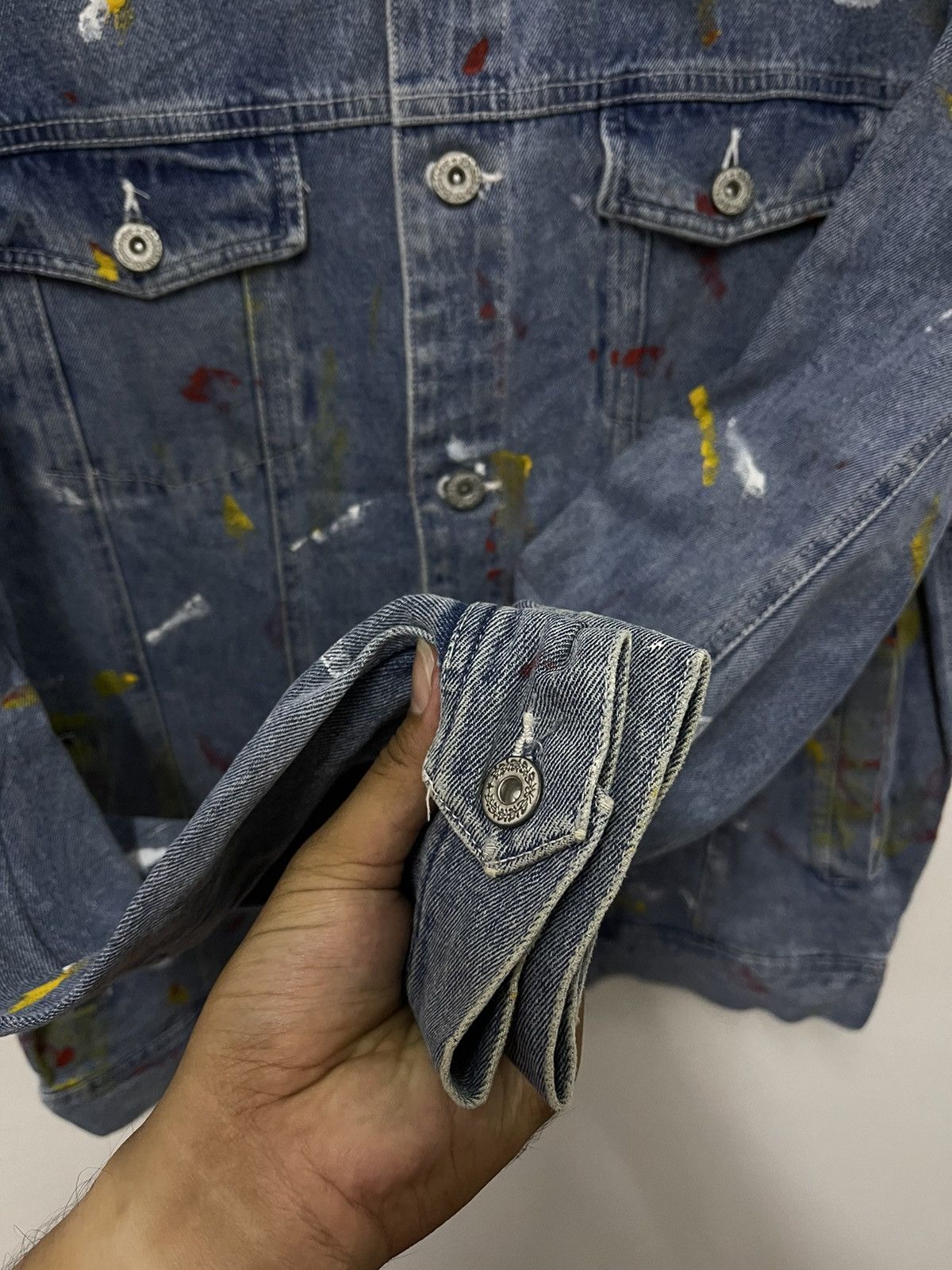 Vintage Vintage Full Glow Printing Style Denim Jacket Size US M / EU 48-50 / 2 - 6 Thumbnail