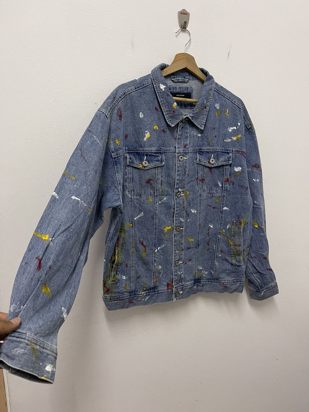 Vintage Vintage Full Glow Printing Style Denim Jacket Size US M / EU 48-50 / 2 - 3 Thumbnail