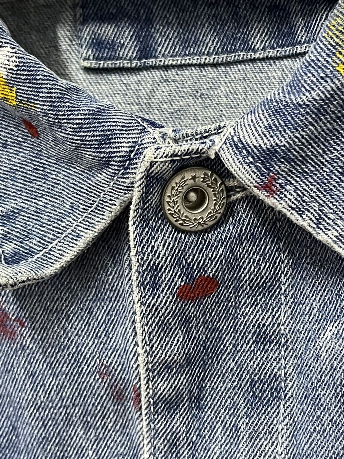 Vintage Vintage Full Glow Printing Style Denim Jacket Size US M / EU 48-50 / 2 - 5 Thumbnail