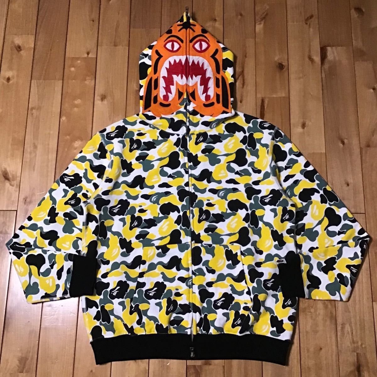 Pre-owned Bape Osaka City Camo Tiger Full Zip Hoodie  Ape Nigo In  Camo