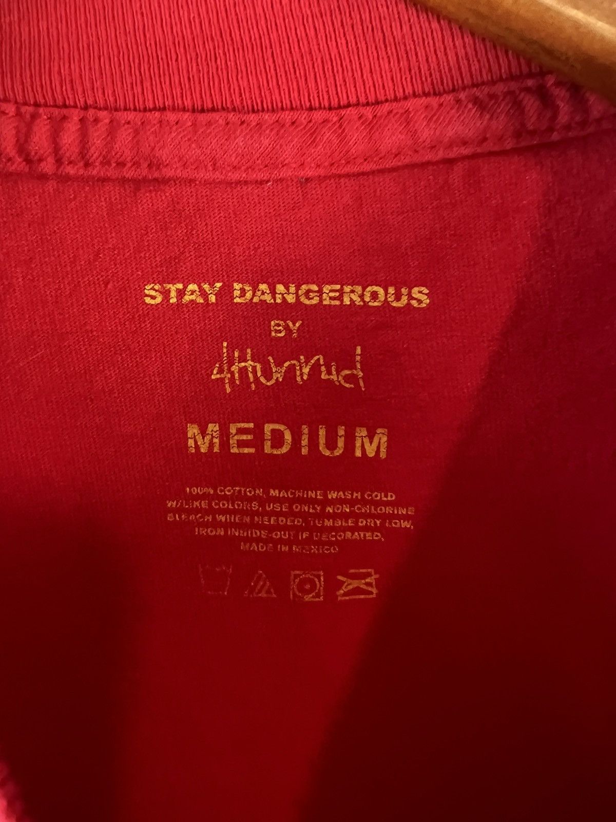 4HUNNID Yg 4hunnid stay dangerous tee Size US M / EU 48-50 / 2 - 3 Thumbnail