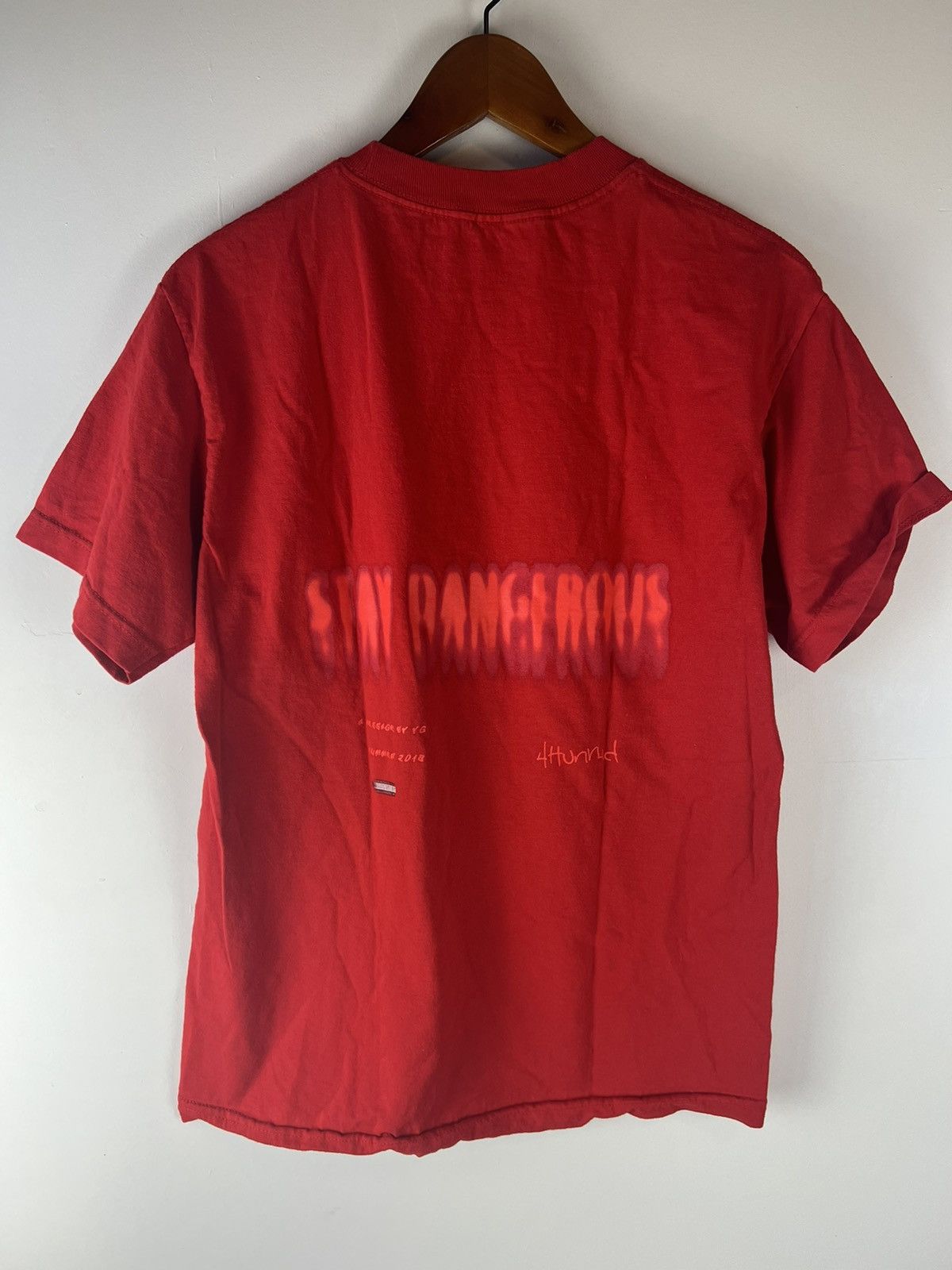 4HUNNID Yg 4hunnid stay dangerous tee Size US M / EU 48-50 / 2 - 2 Thumbnail