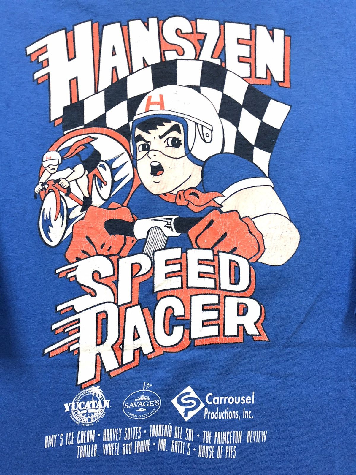 Cartoon Network × Vintage Vintage 1994 rare Speed Racer Hanszen T Shirt 90s Size US XL / EU 56 / 4 - 4 Thumbnail