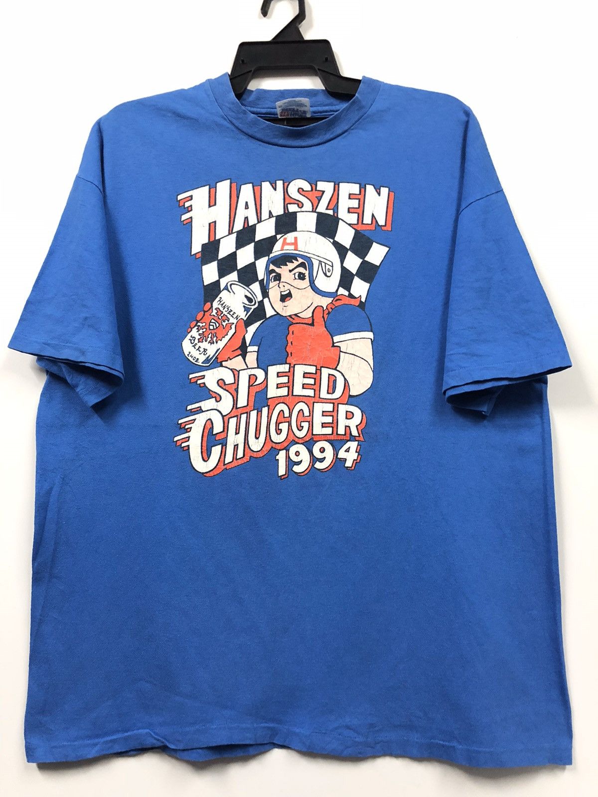 Cartoon Network × Vintage Vintage 1994 rare Speed Racer Hanszen T Shirt 90s Size US XL / EU 56 / 4 - 1 Thumbnail