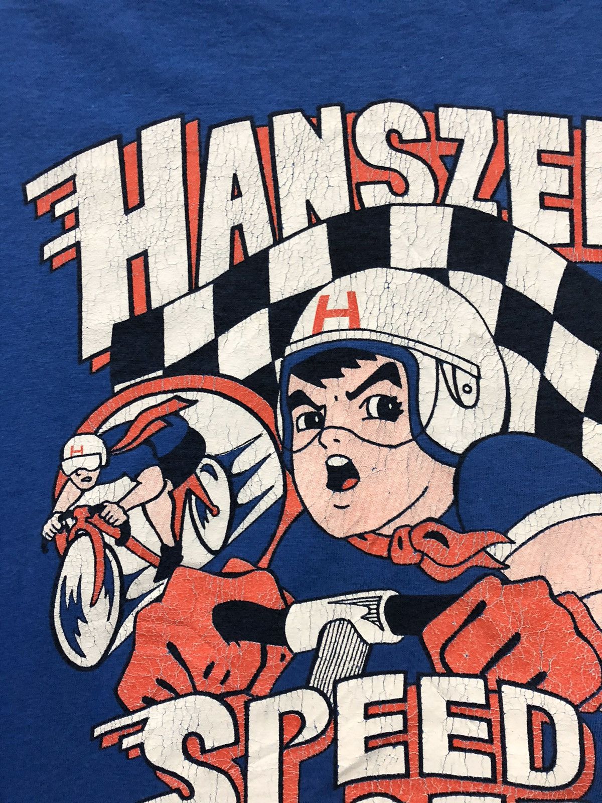 Cartoon Network × Vintage Vintage 1994 rare Speed Racer Hanszen T Shirt 90s Size US XL / EU 56 / 4 - 6 Thumbnail