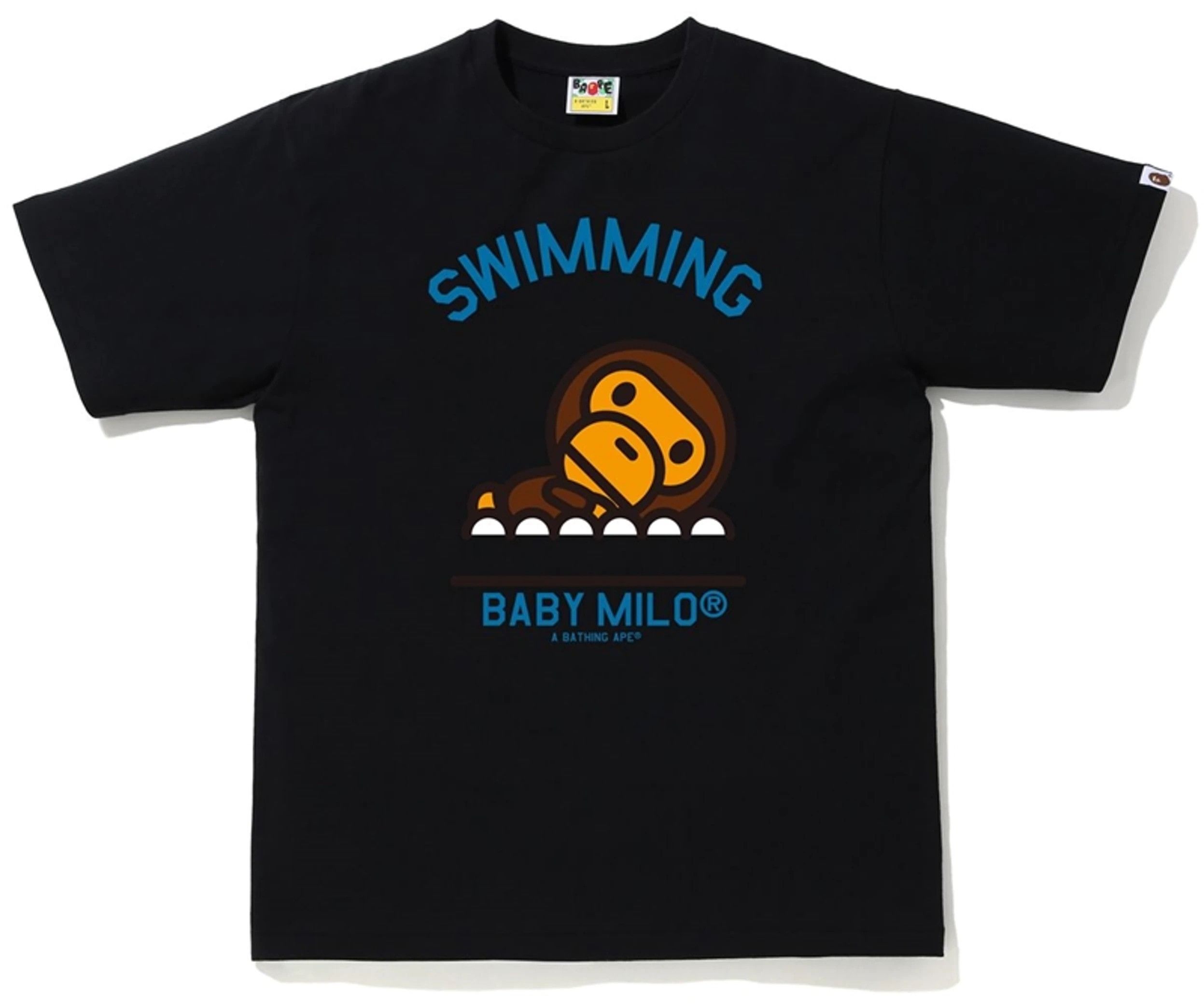 Bape SALE🔥 BAPE Milo Swimming Sports Tee Black Size US S / EU 44-46 / 1 - 2 Thumbnail