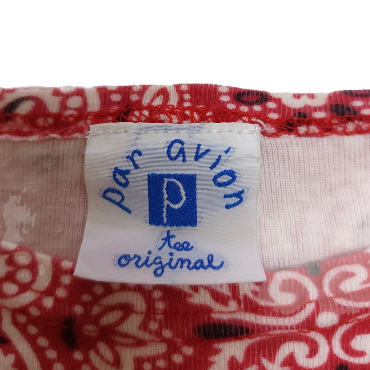 Japanese Brand RARE! VTG PAR AVION JAPAN BANDANA VISVIM KAPITAL STYLE Size S / US 4 / IT 40 - 7 Thumbnail
