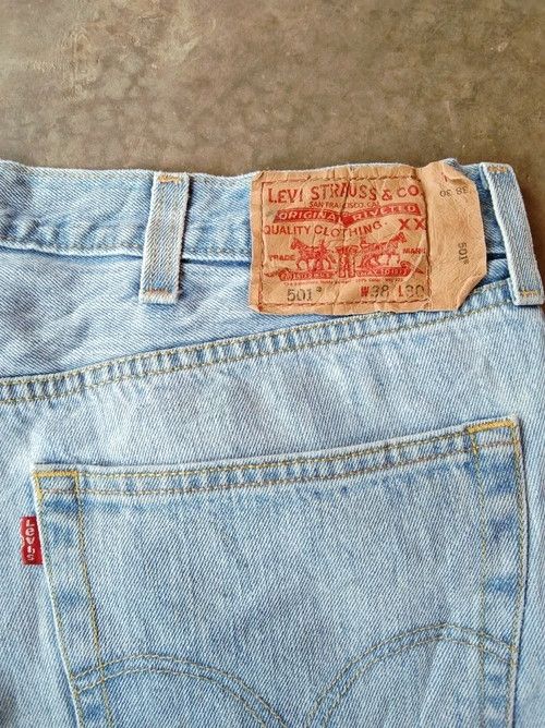 Levi's Vintage Levi's 501 Straight Leg Jeans 38x30 Size US 38 / EU 54 - 4 Thumbnail