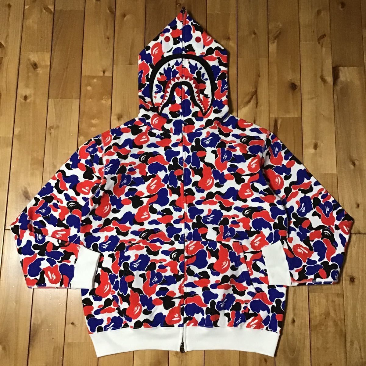 Bape 🔥2008 London color camo🔥 shark full zip hoodie BAPE ape Size US M / EU 48-50 / 2 - 1 Thumbnail