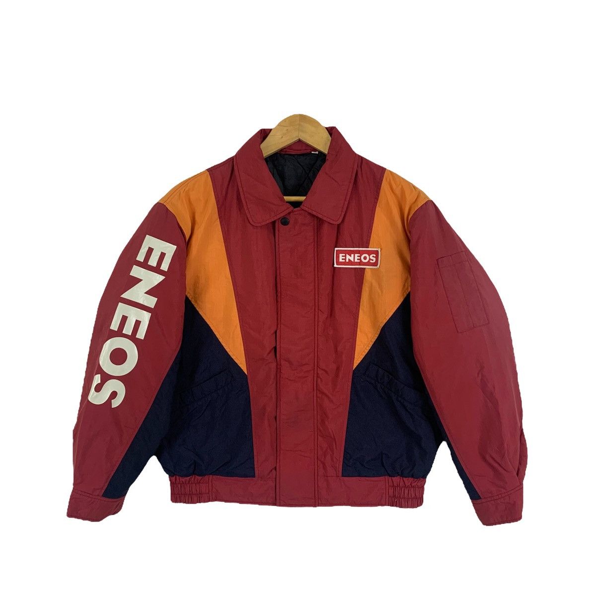 Sports Specialties Vintage ENEOS Motorsport Racing Team Big Logo Bomber Jacket Size US S / EU 44-46 / 1 - 1 Thumbnail