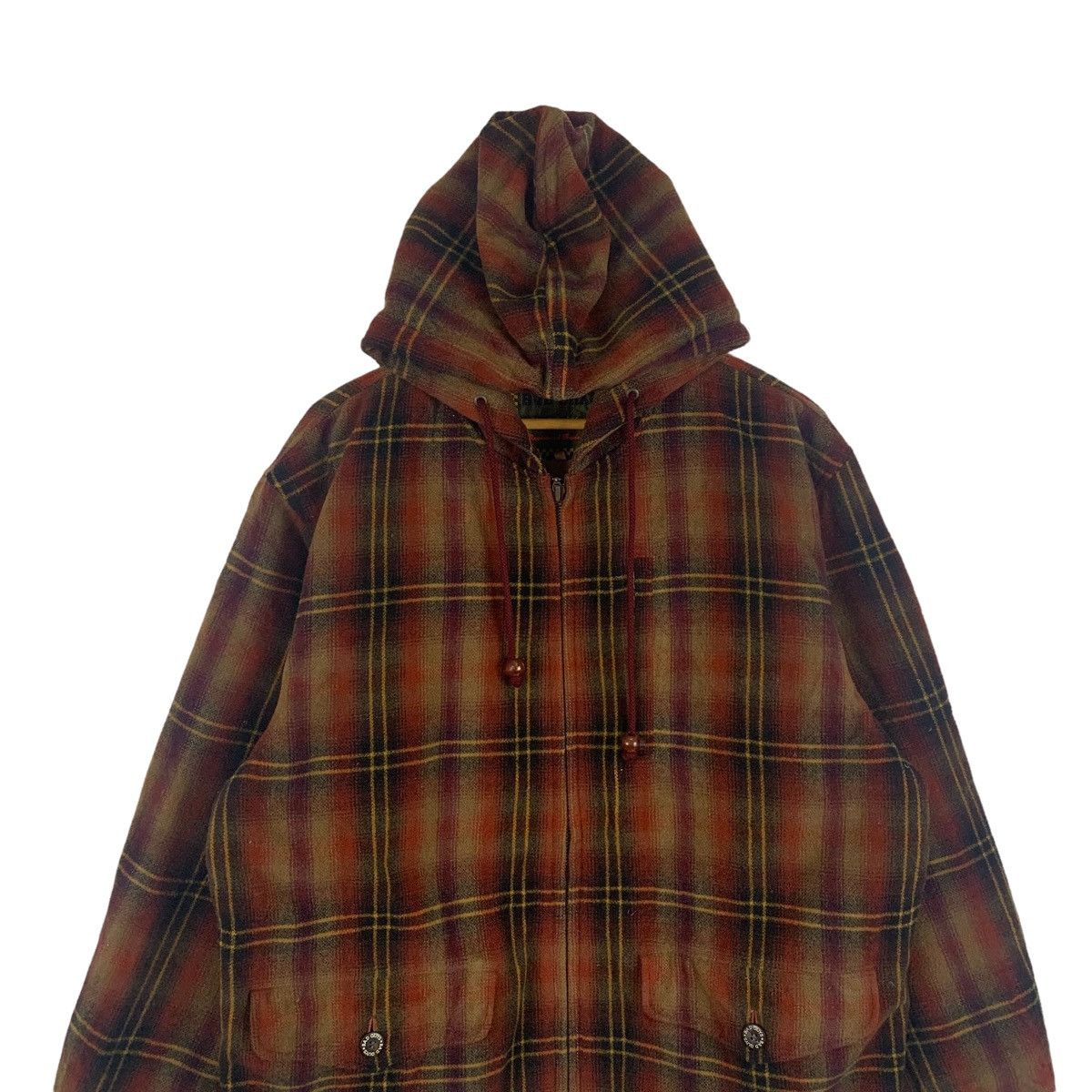 Japanese Brand BAD GUYS Japanese Brand Tartan Design Hoodie Sweaters Jacket Size US L / EU 52-54 / 3 - 5 Thumbnail