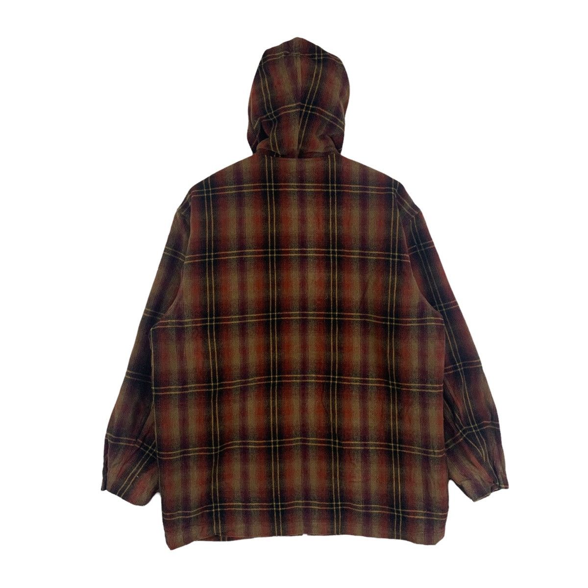 Japanese Brand BAD GUYS Japanese Brand Tartan Design Hoodie Sweaters Jacket Size US L / EU 52-54 / 3 - 2 Thumbnail