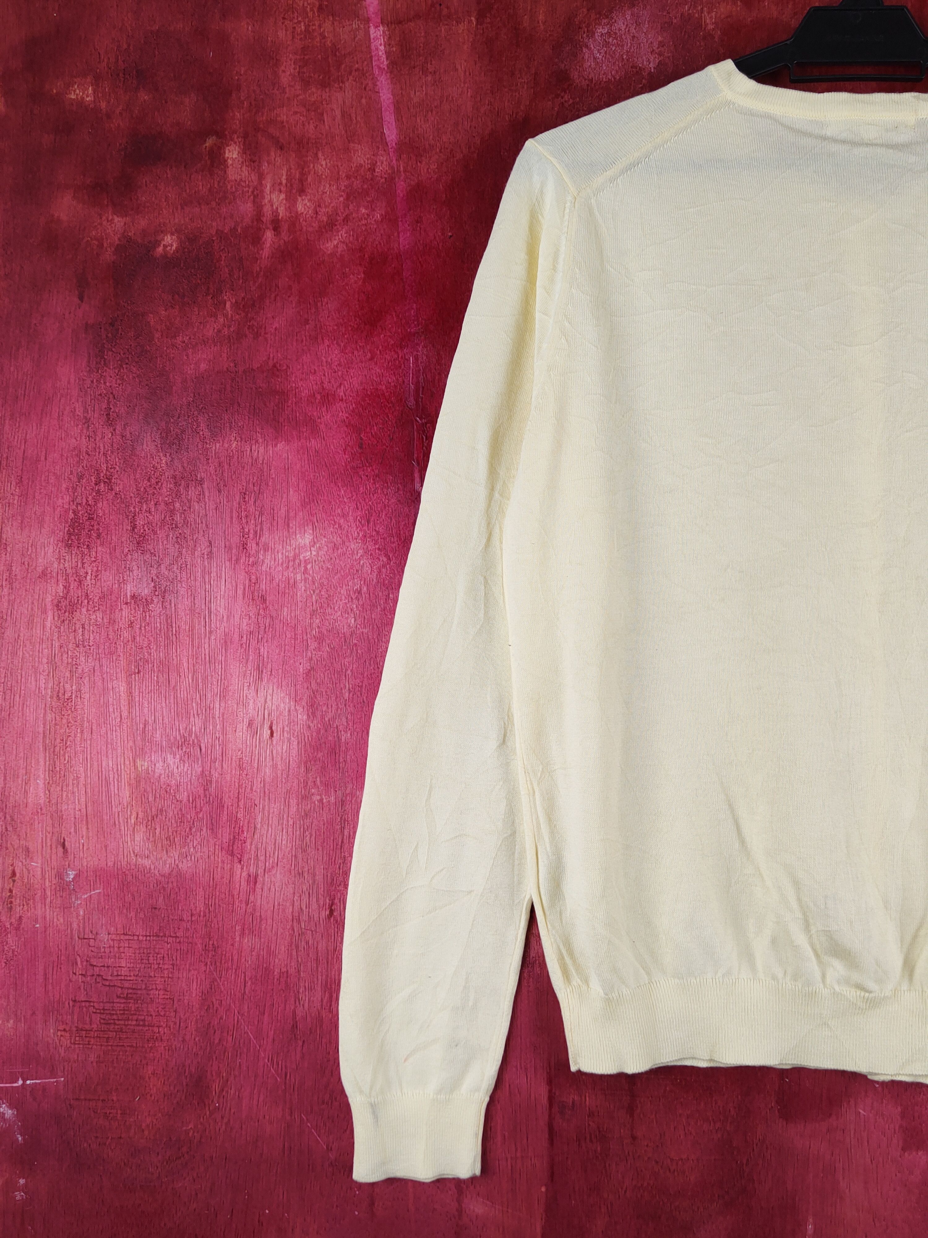 Japanese Brand Uniqlo Light Yellow Knitwear Cardigan vintage japan #S1246 Size L / US 10 / IT 46 - 8 Thumbnail