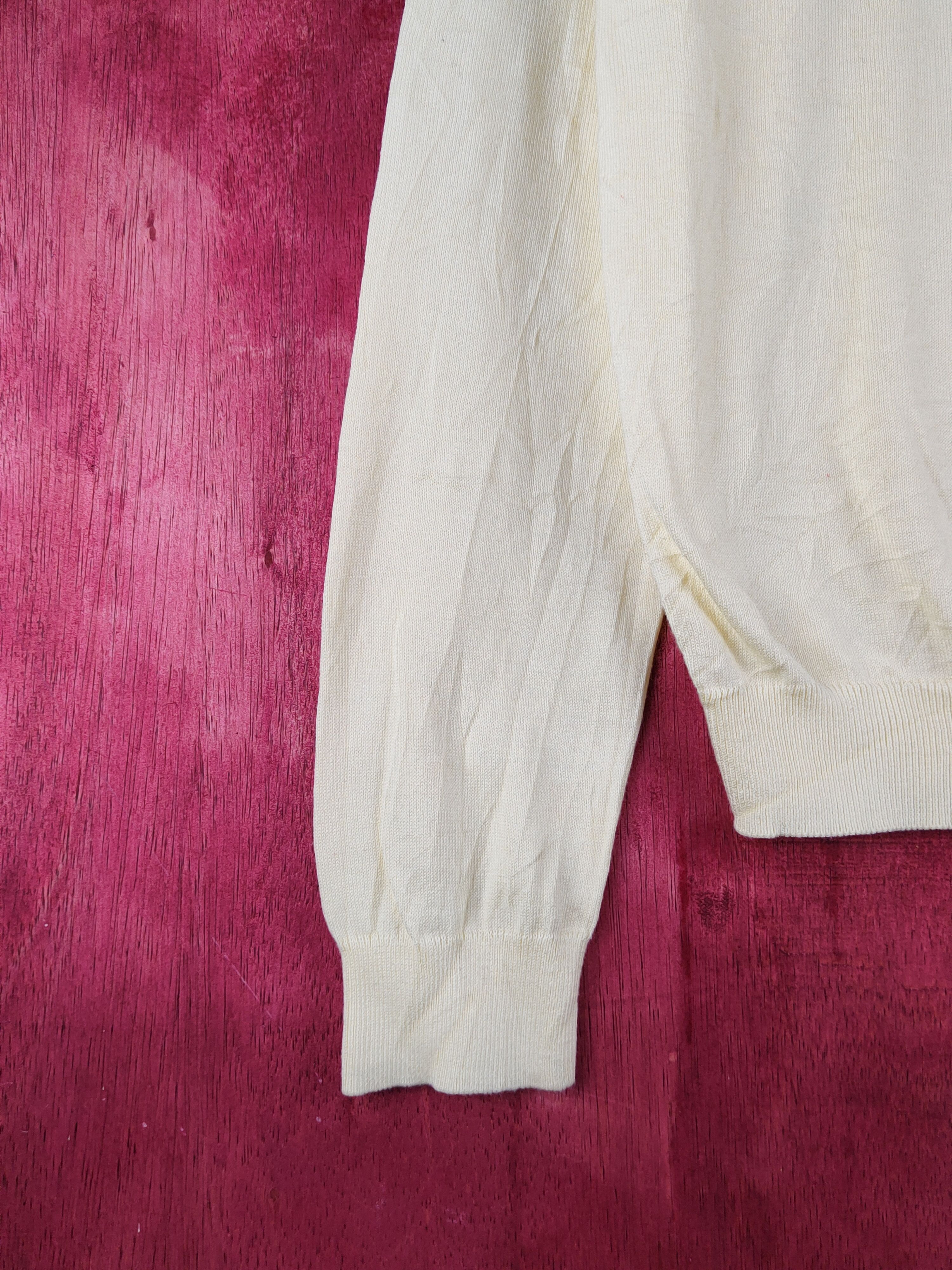 Japanese Brand Uniqlo Light Yellow Knitwear Cardigan vintage japan #S1246 Size L / US 10 / IT 46 - 4 Thumbnail