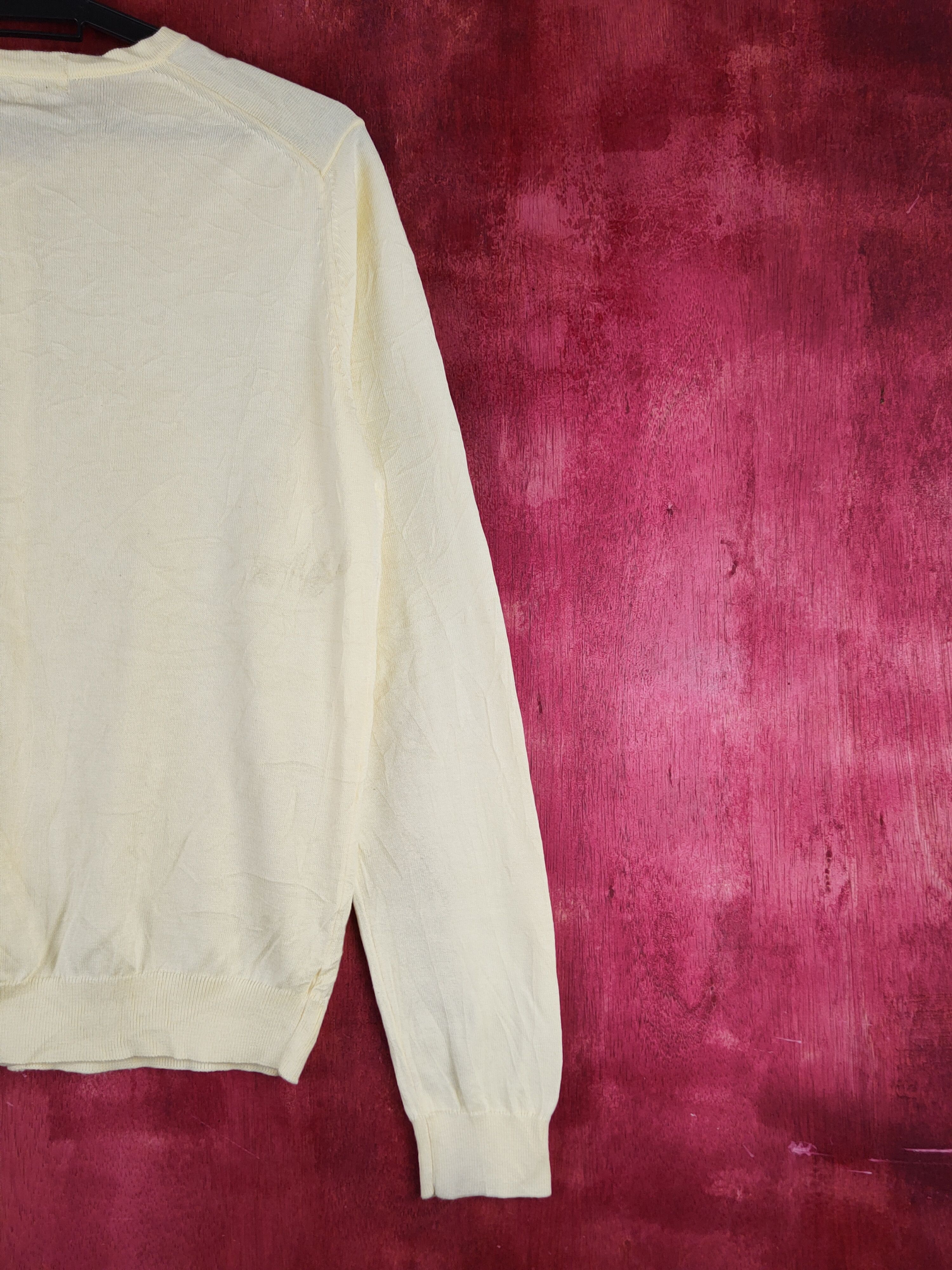 Japanese Brand Uniqlo Light Yellow Knitwear Cardigan vintage japan #S1246 Size L / US 10 / IT 46 - 9 Thumbnail