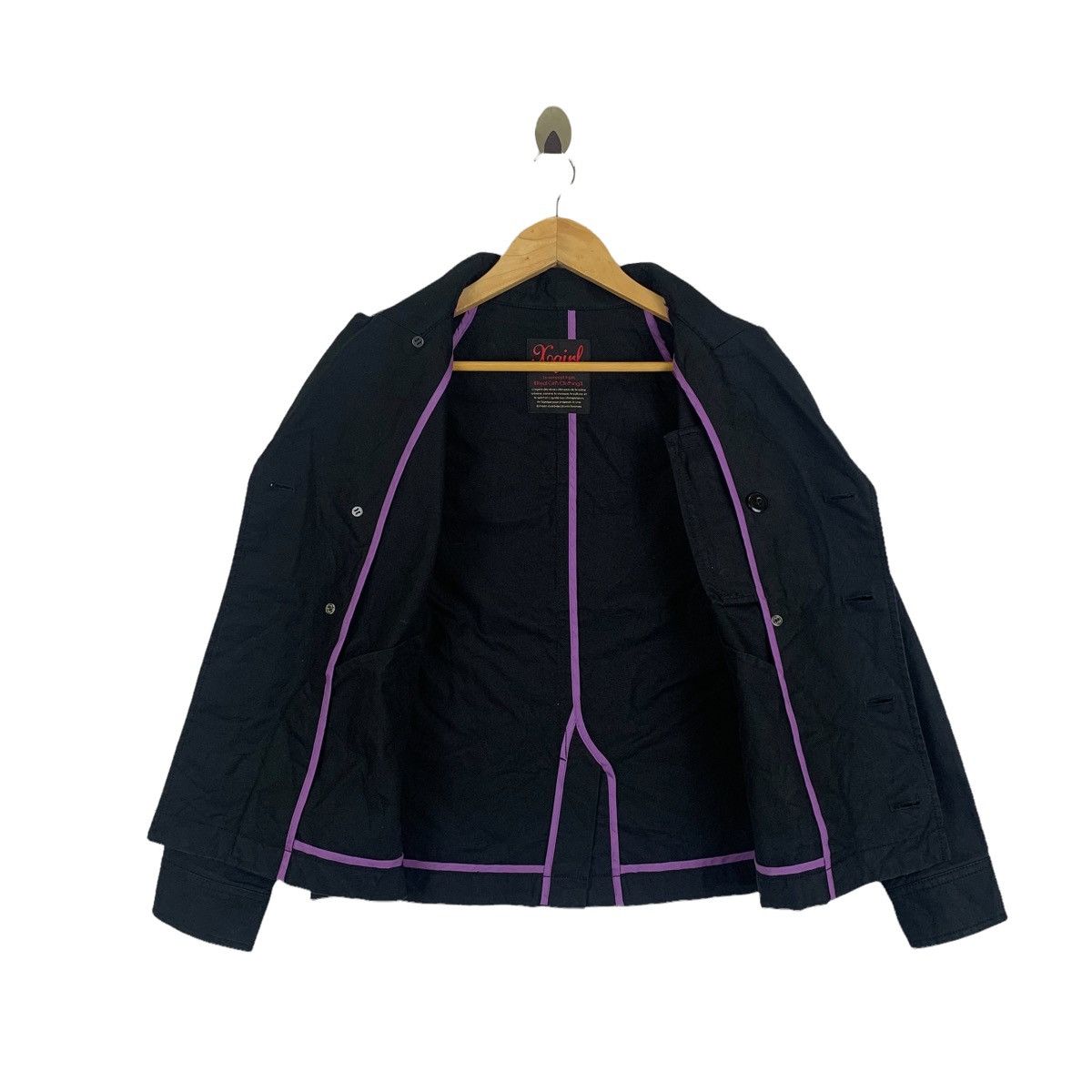 Vintage Vintage X-GIRL Japanese Brand Casualwear Peacoats Jacket Size S / US 4 / IT 40 - 4 Thumbnail