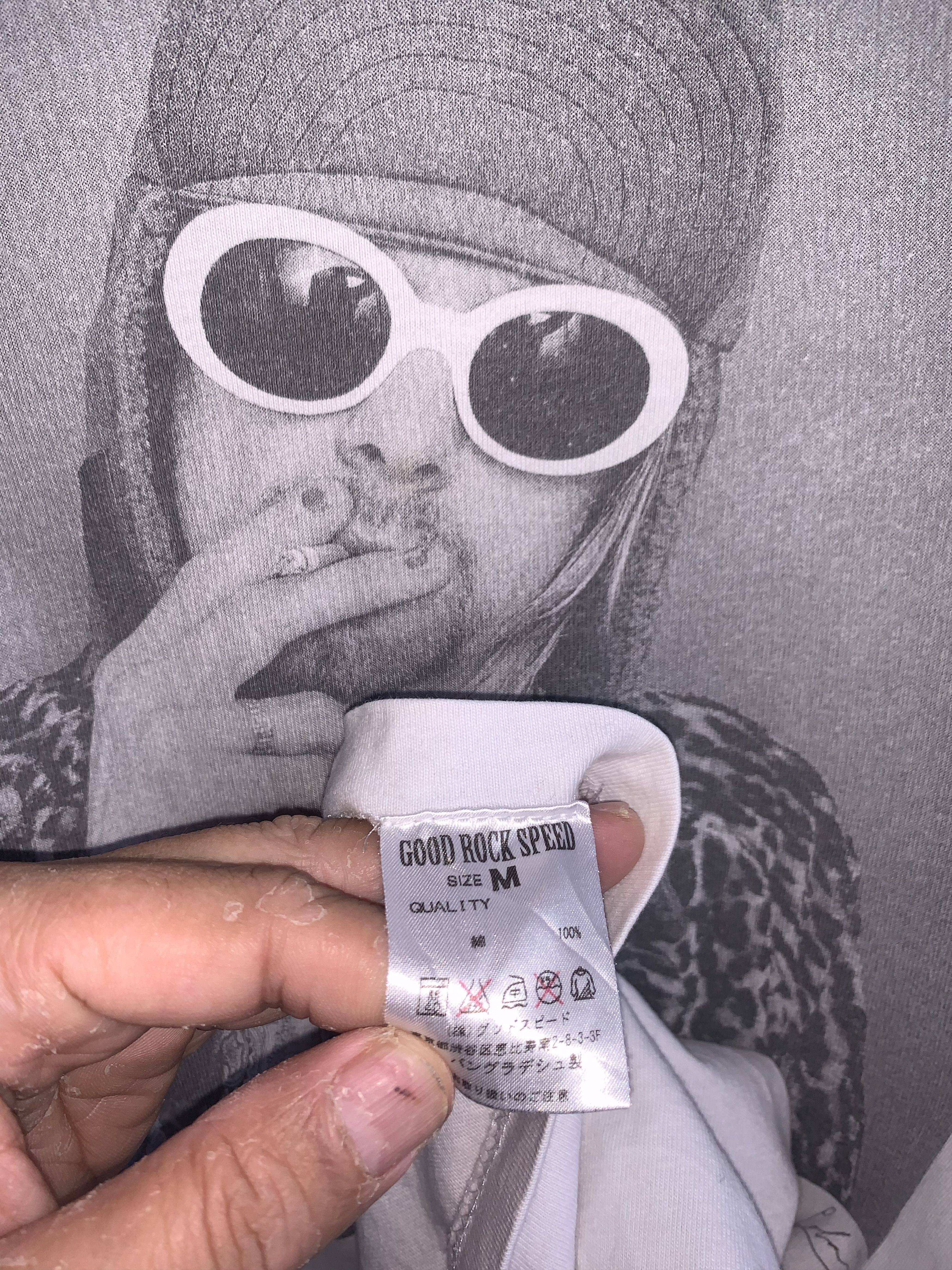 Nirvana Kurt Cobain Potrait Tee Size US M / EU 48-50 / 2 - 6 Thumbnail