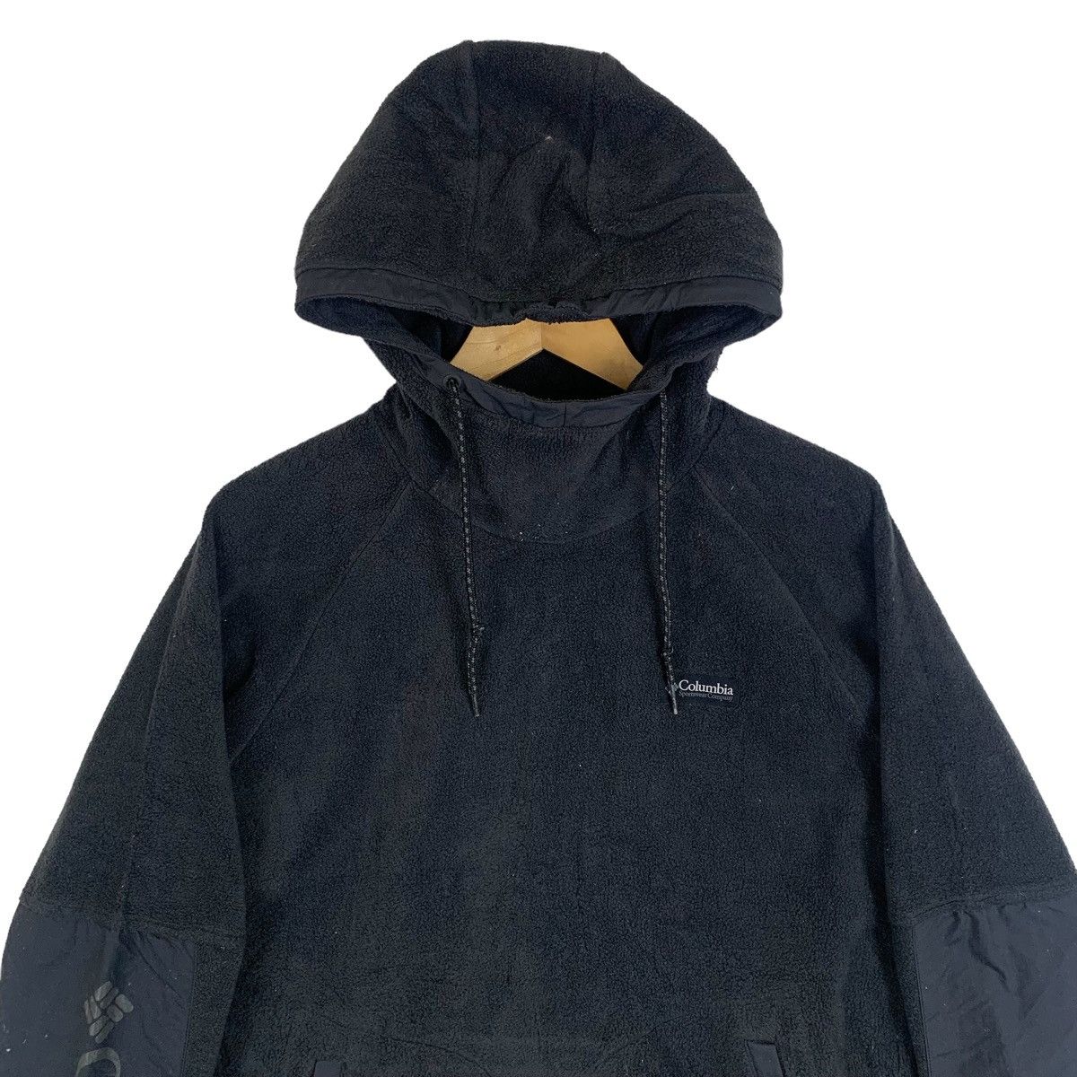 Columbia × Vintage Vintage COLUMBIA Sportswear Outdoor Fleece Hoodie Pullover Size US L / EU 52-54 / 3 - 4 Thumbnail