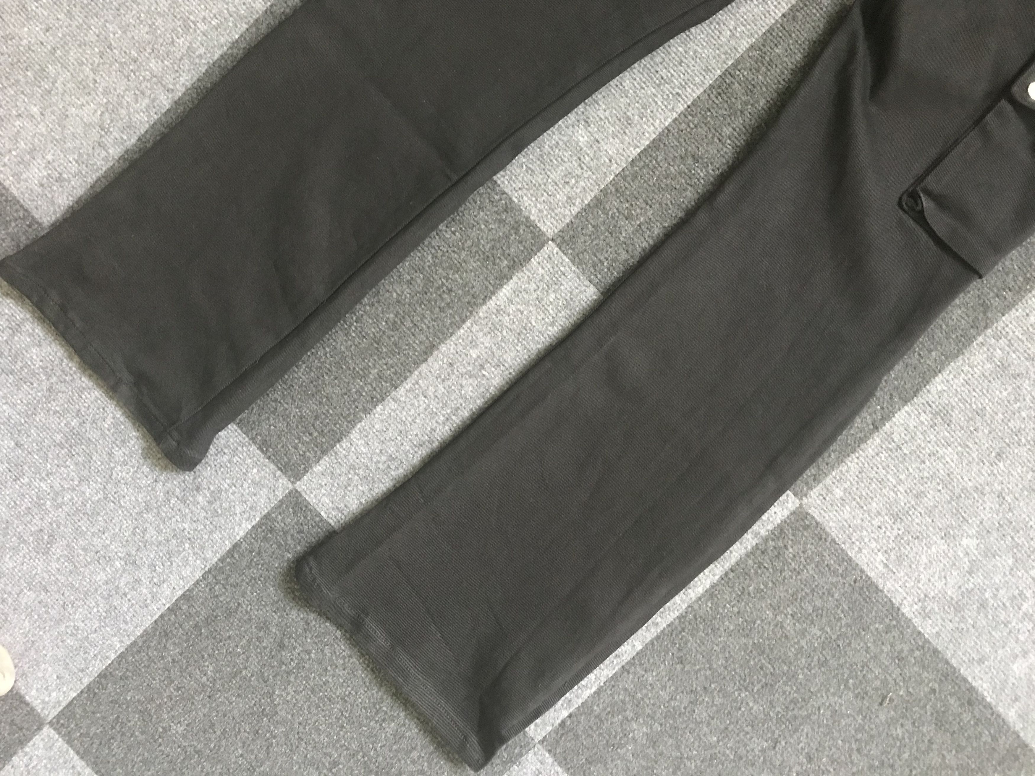 Japanese Brand CP167 LIP SERVICE Japan Punk Zipper Flare Cargo Pant Size US 32 / EU 48 - 14 Thumbnail