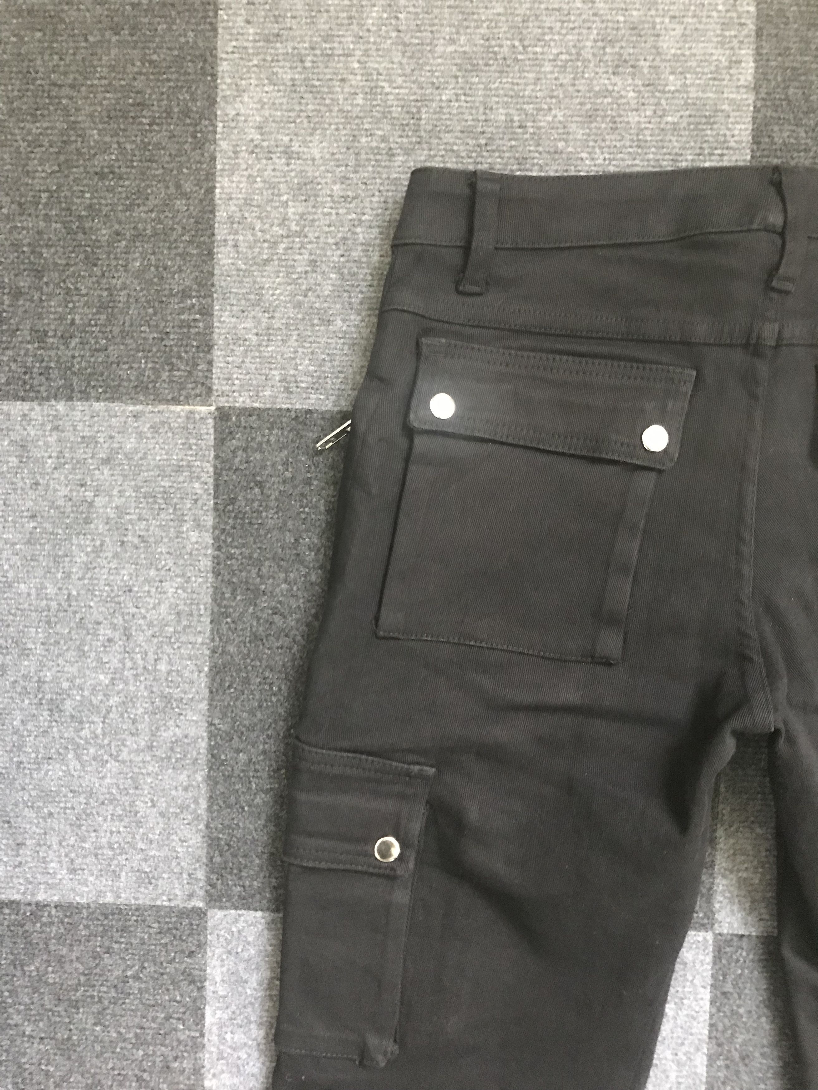 Japanese Brand CP167 LIP SERVICE Japan Punk Zipper Flare Cargo Pant Size US 32 / EU 48 - 16 Thumbnail