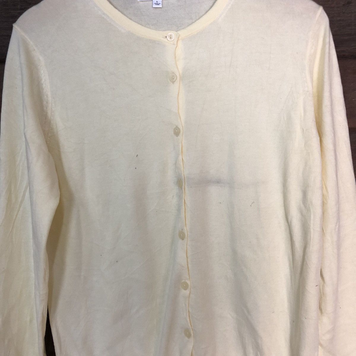 Uniqlo Uniqlo Yellow Patterned Cardigans #7236 Size L / US 10 / IT 46 - 5 Thumbnail