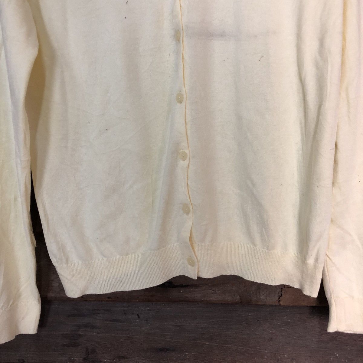 Uniqlo Uniqlo Yellow Patterned Cardigans #7236 Size L / US 10 / IT 46 - 6 Thumbnail