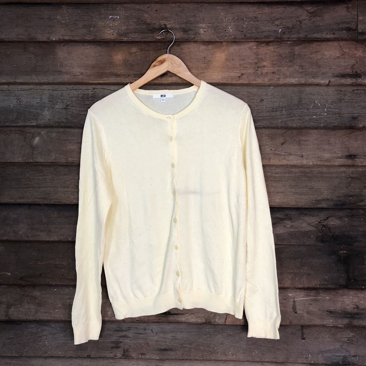 Uniqlo Yellow Patterned Cardigans #7236