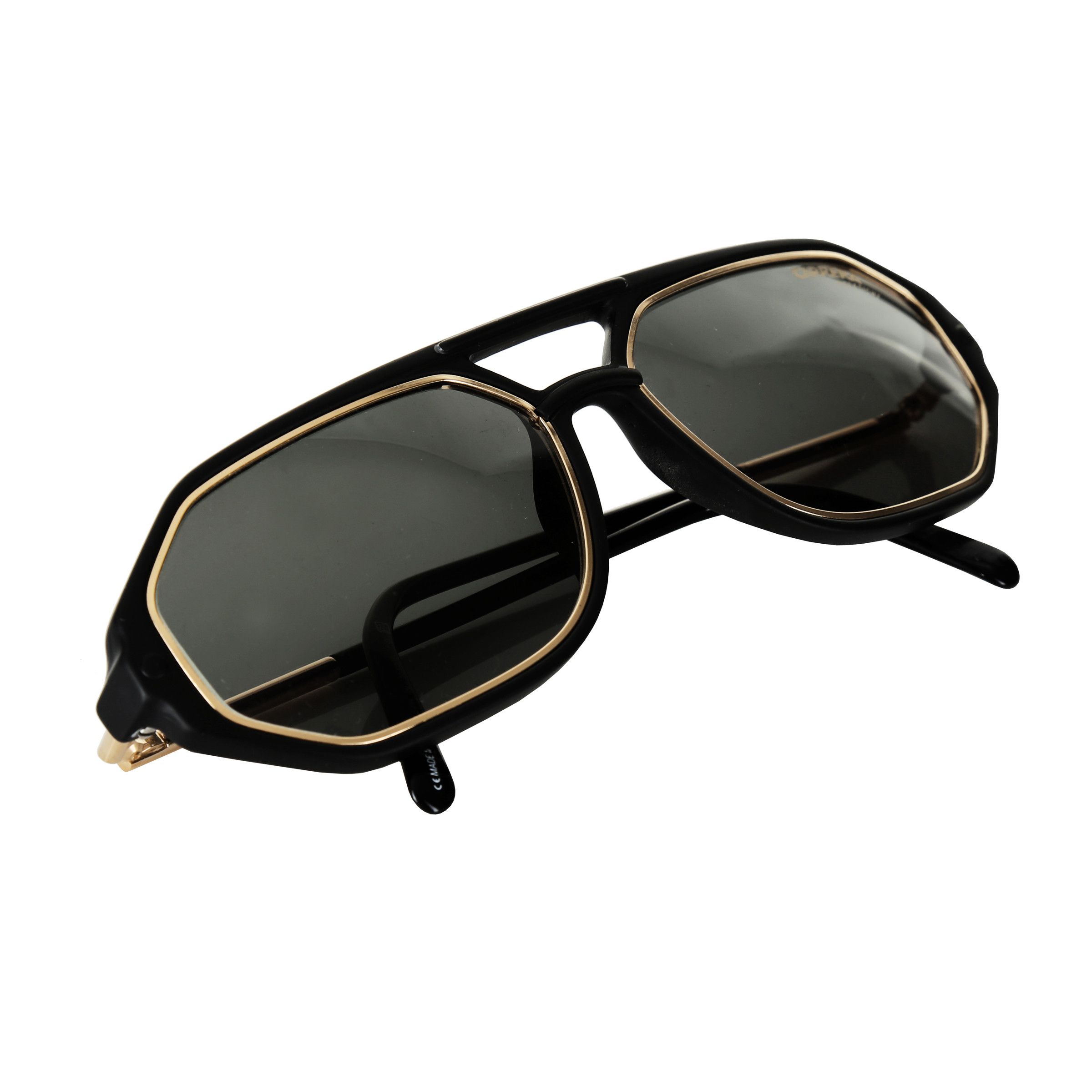 Carrera Carrera '00s Black & Gold Round Aviator Sunglasses Size ONE SIZE - 2 Thumbnail