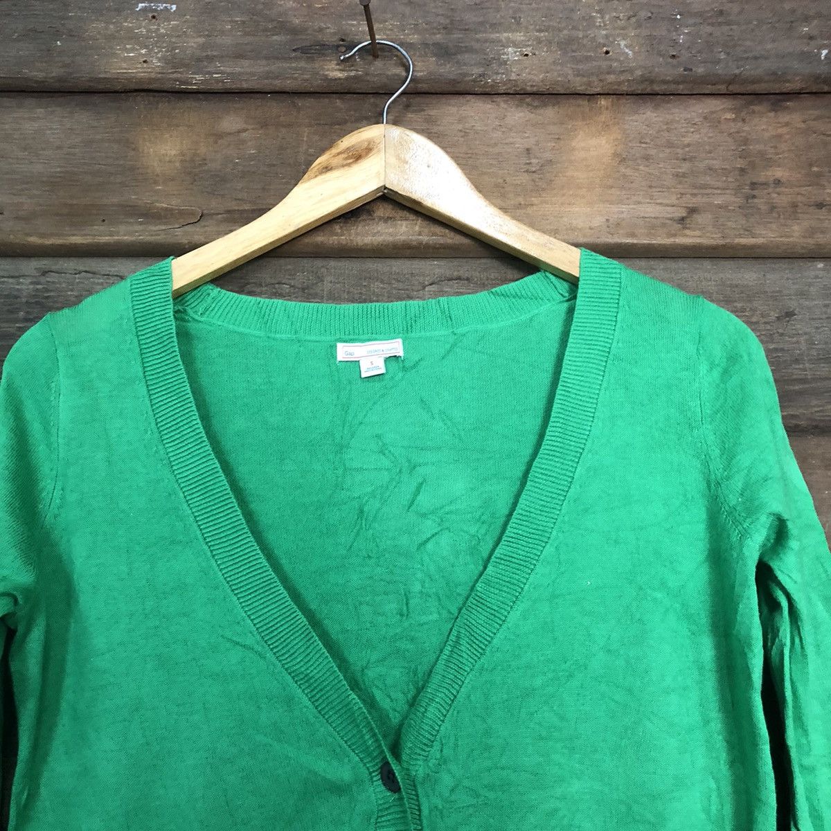 Gap Gap Green japan knitwear vintage Cardigan #7233 Size S / US 4 / IT 40 - 4 Thumbnail