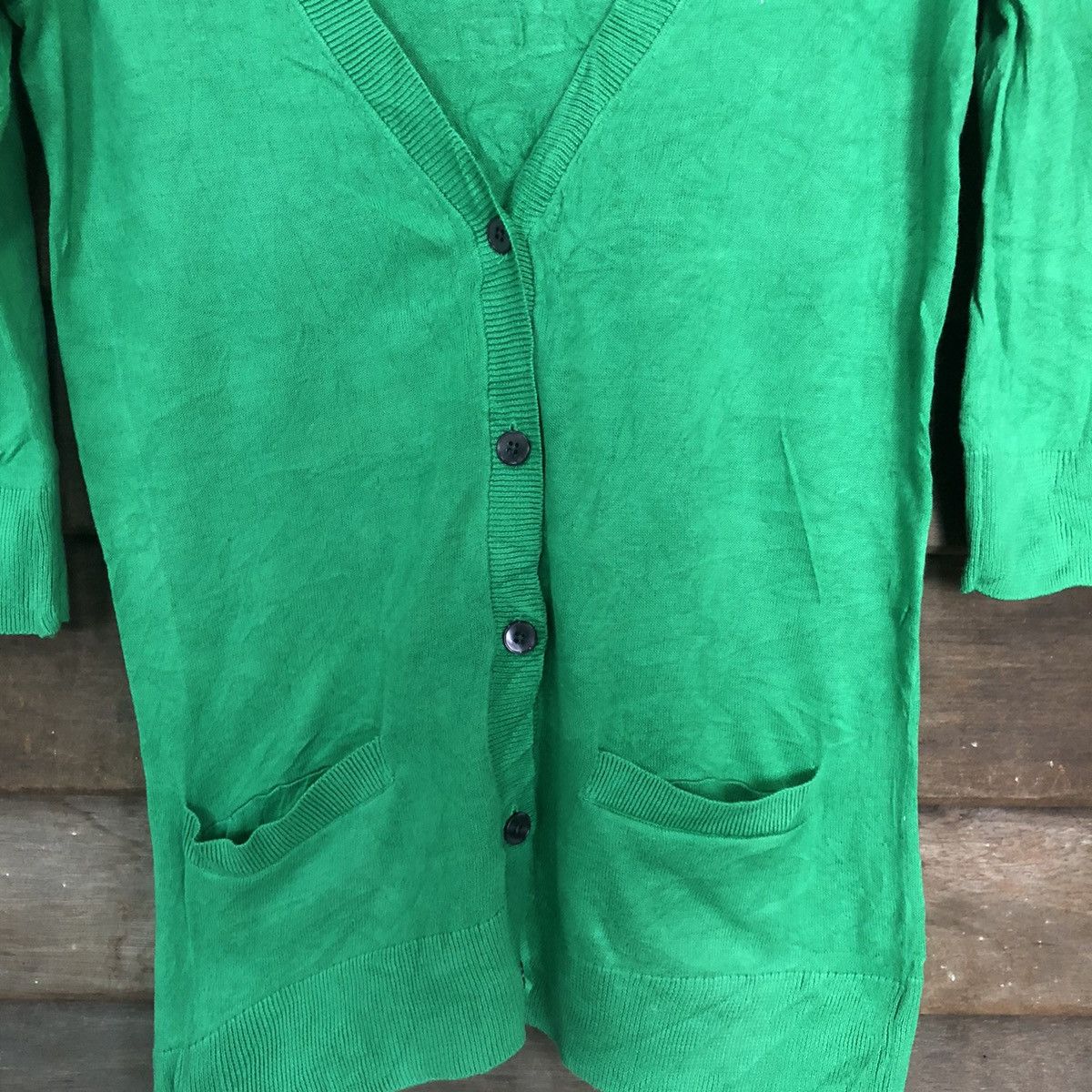 Gap Gap Green japan knitwear vintage Cardigan #7233 Size S / US 4 / IT 40 - 5 Thumbnail