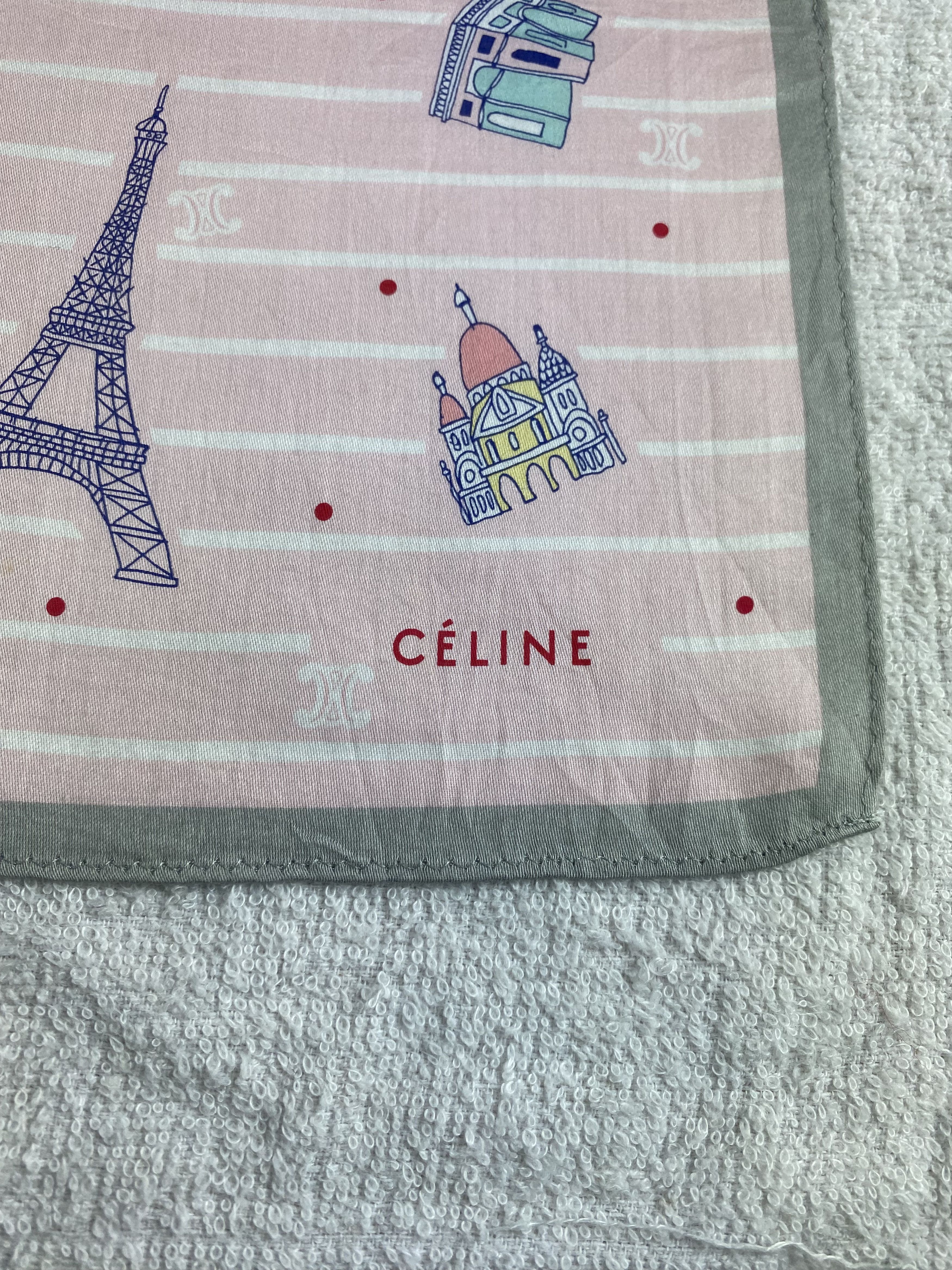 Celine Celine Handkerchief / Bandana / Neckerchief C135 Size ONE SIZE - 5 Thumbnail