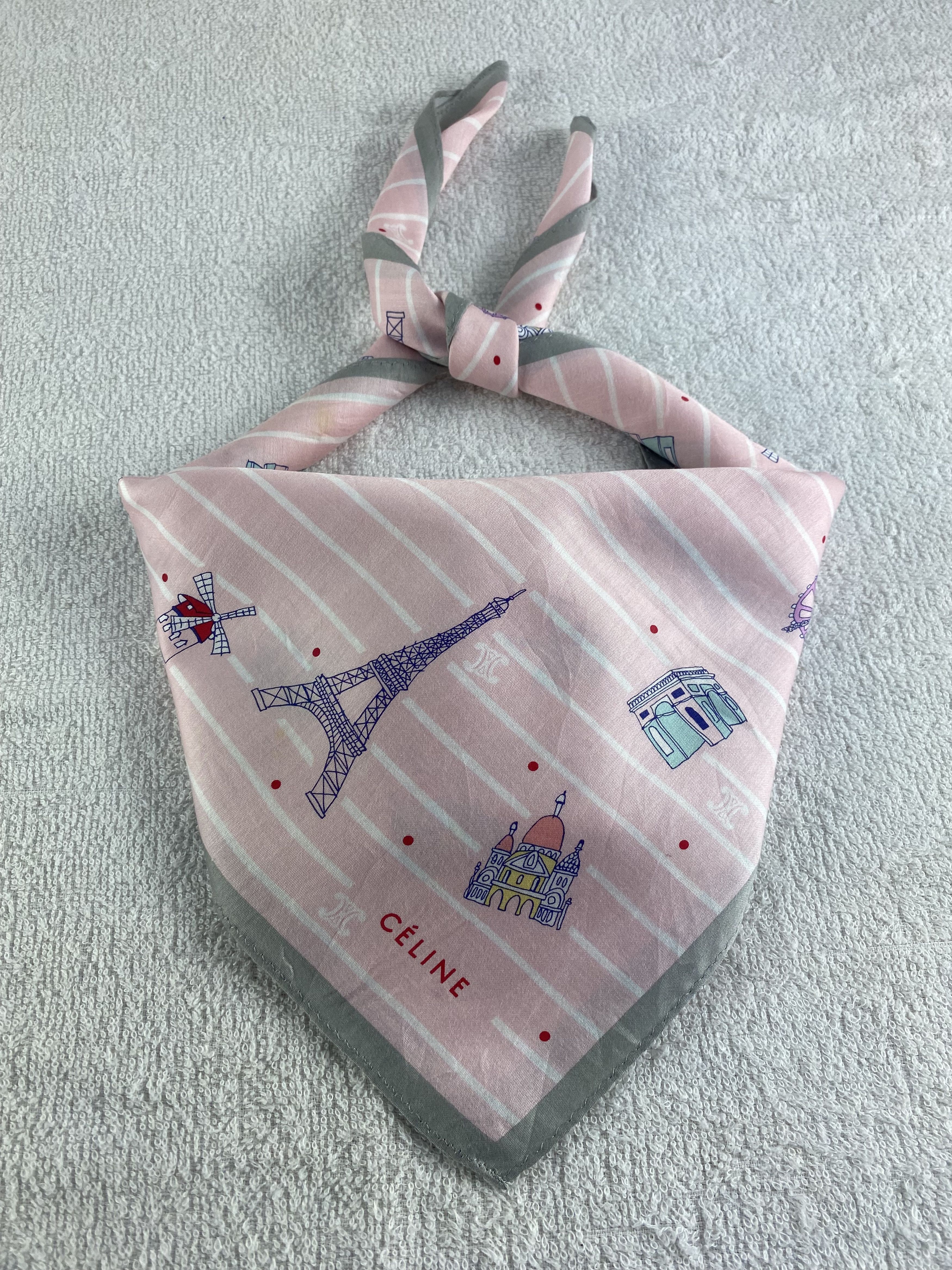 Celine Celine Handkerchief / Bandana / Neckerchief C135 Size ONE SIZE - 1 Thumbnail
