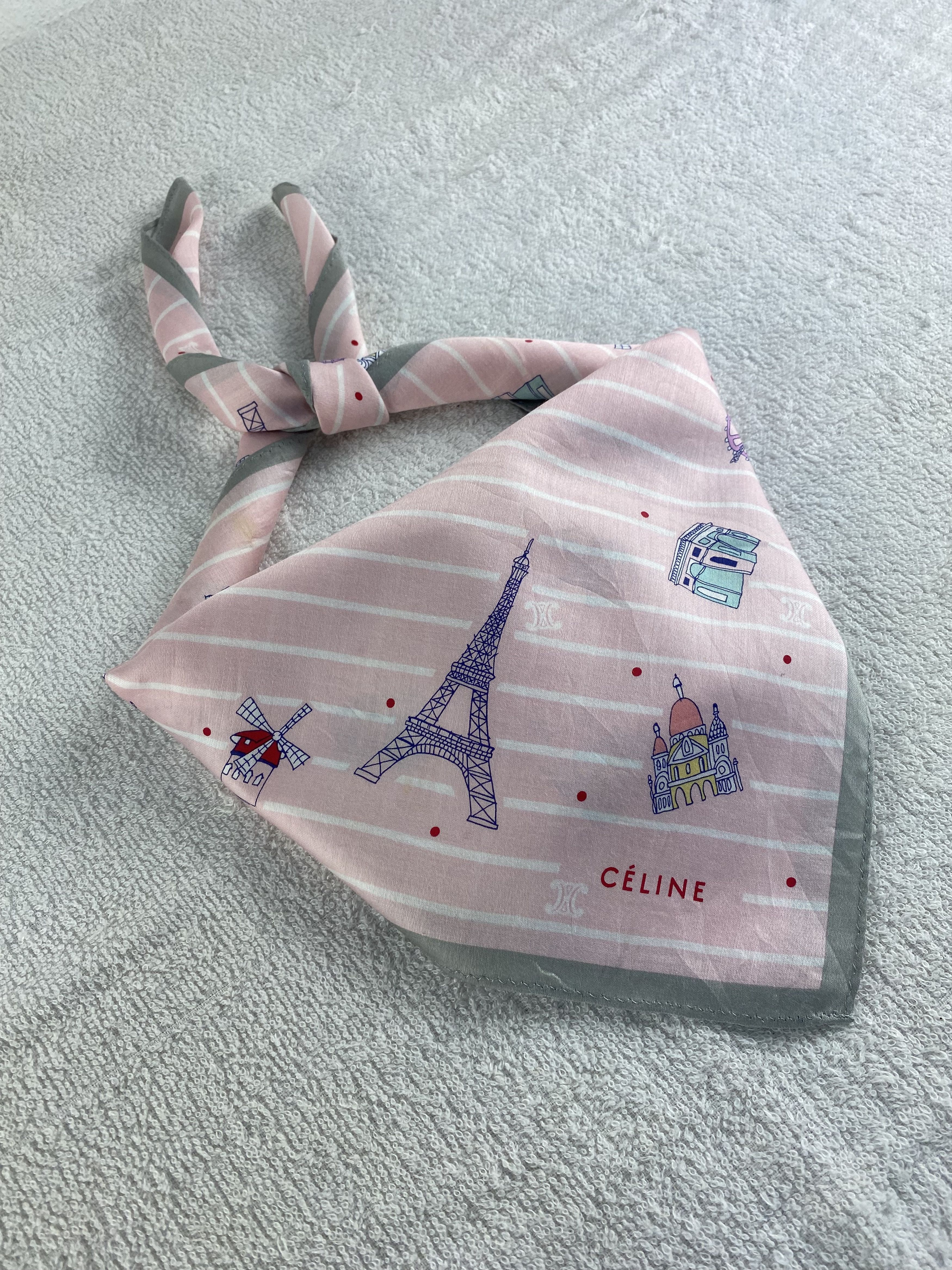 Celine Celine Handkerchief / Bandana / Neckerchief C135 Size ONE SIZE - 2 Thumbnail
