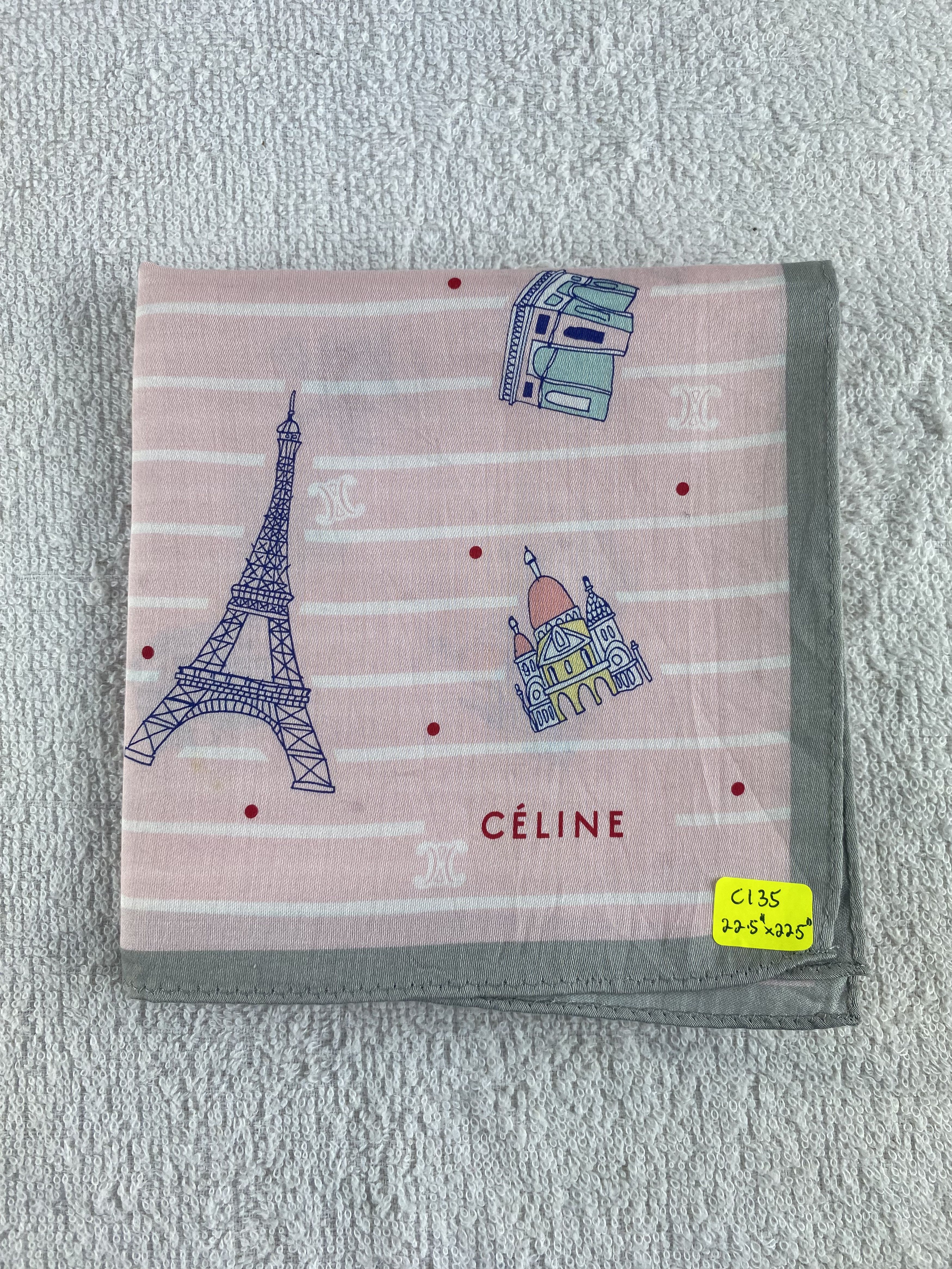 Celine Celine Handkerchief / Bandana / Neckerchief C135 Size ONE SIZE - 7 Thumbnail