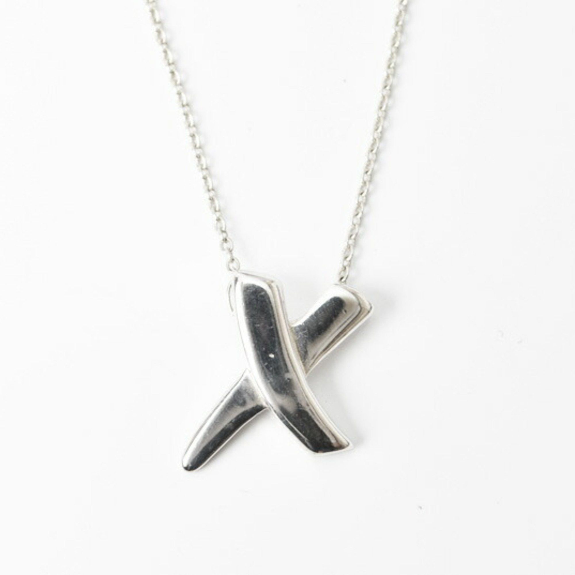 Tiffany necklace pendant silver TIFFANY&Co. Paloma Picasso cross motif