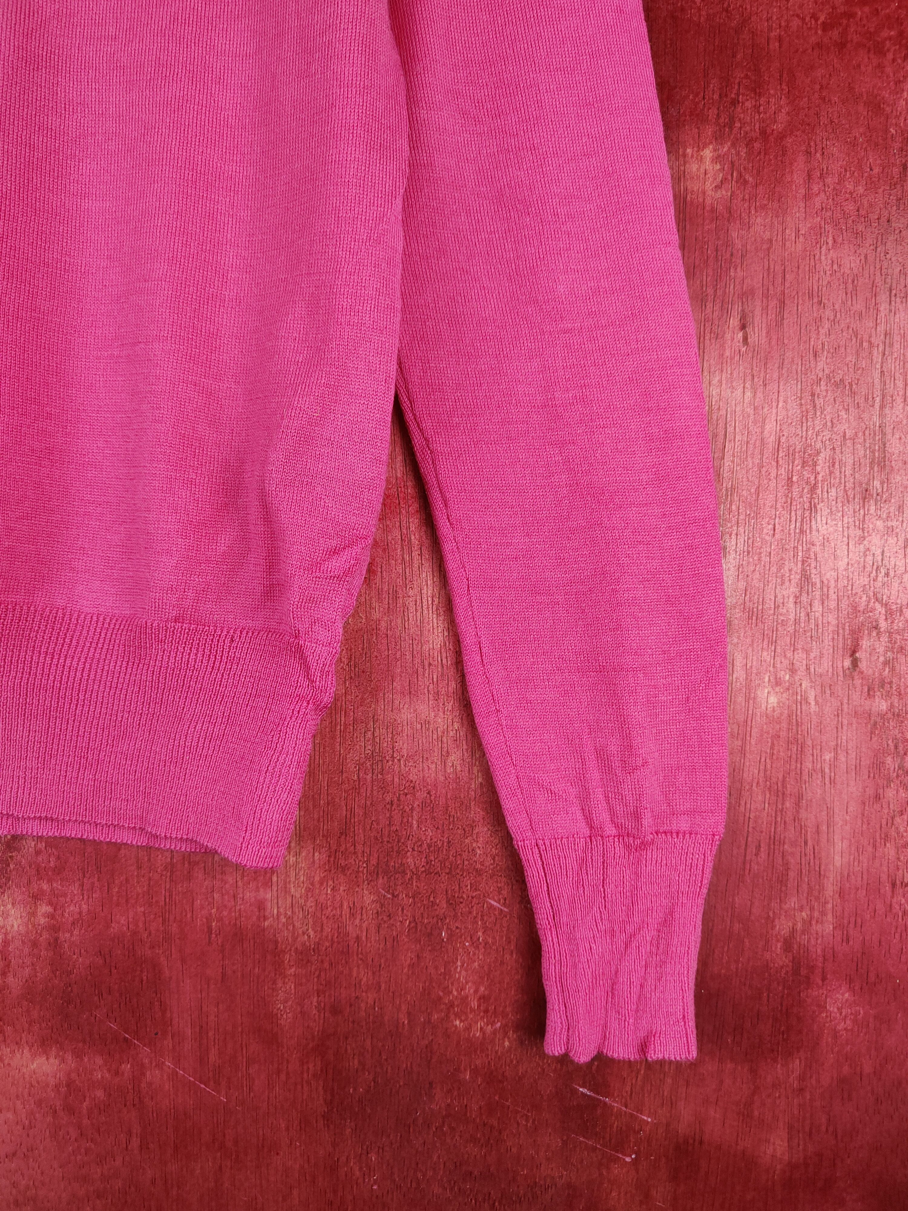 Japanese Brand × Uniqlo Uniqlo japan vintage distressed knitwear Pink Cardigan #S859 Size M / US 6-8 / IT 42-44 - 8 Thumbnail