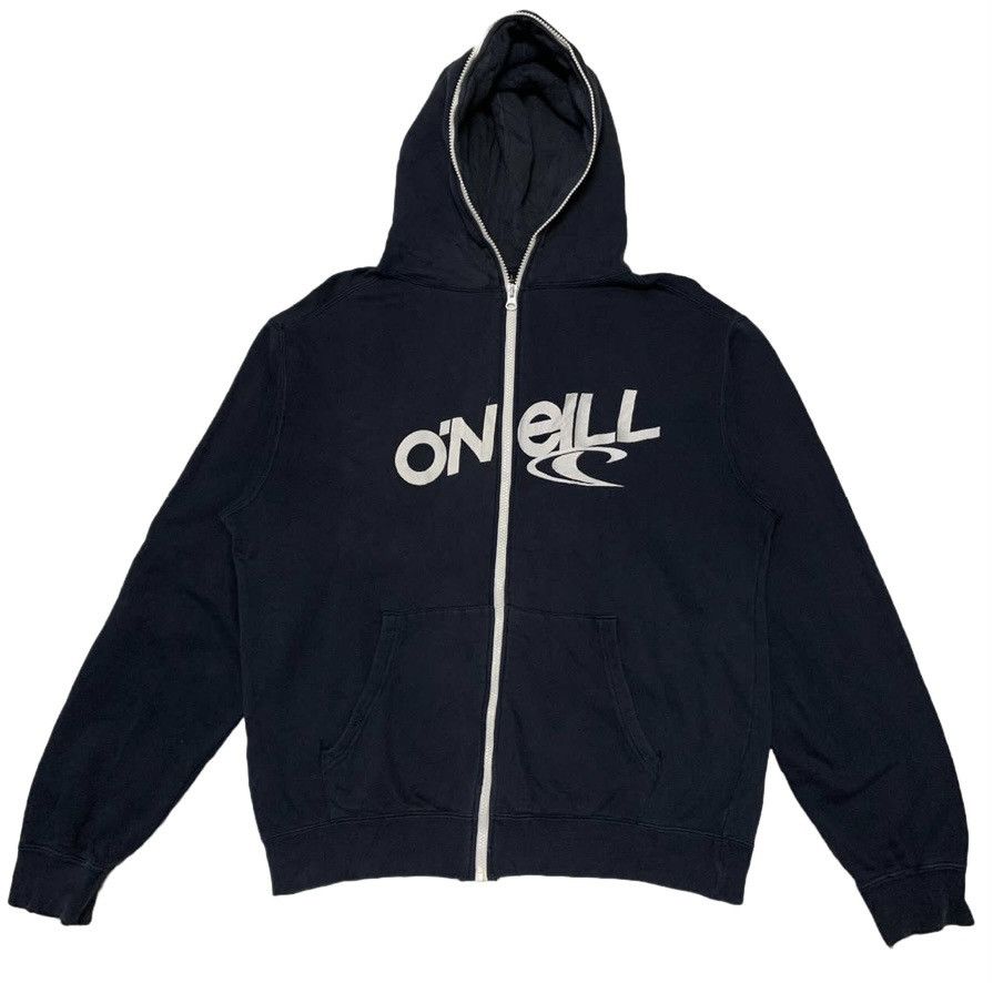 Vtg Big Logo Oneill Fullzip Jacket Hoodie