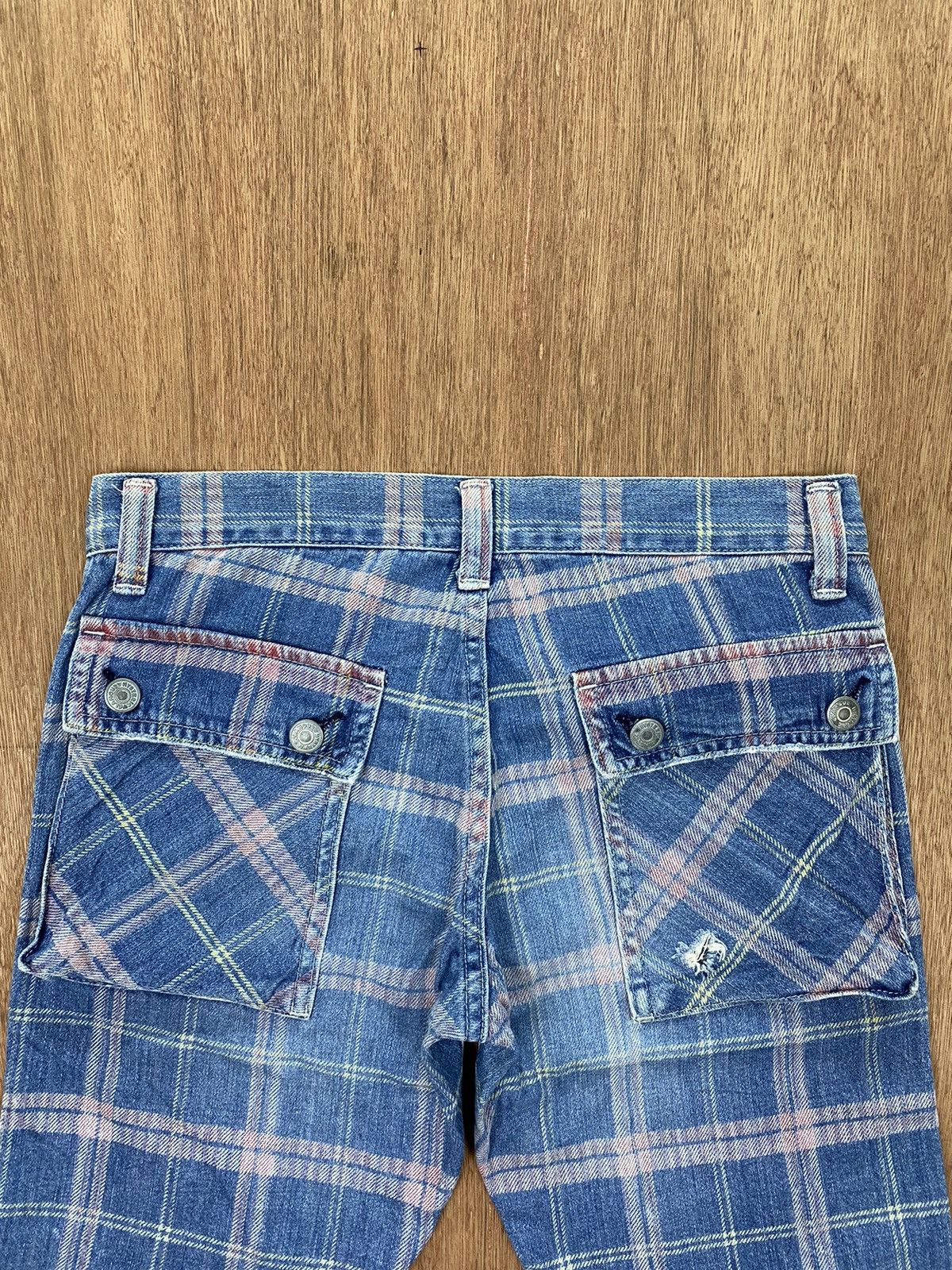 Hysteric Glamour Hysteric Glamour Kinky Plaid Distressed Jeans Size US 29 - 6 Thumbnail