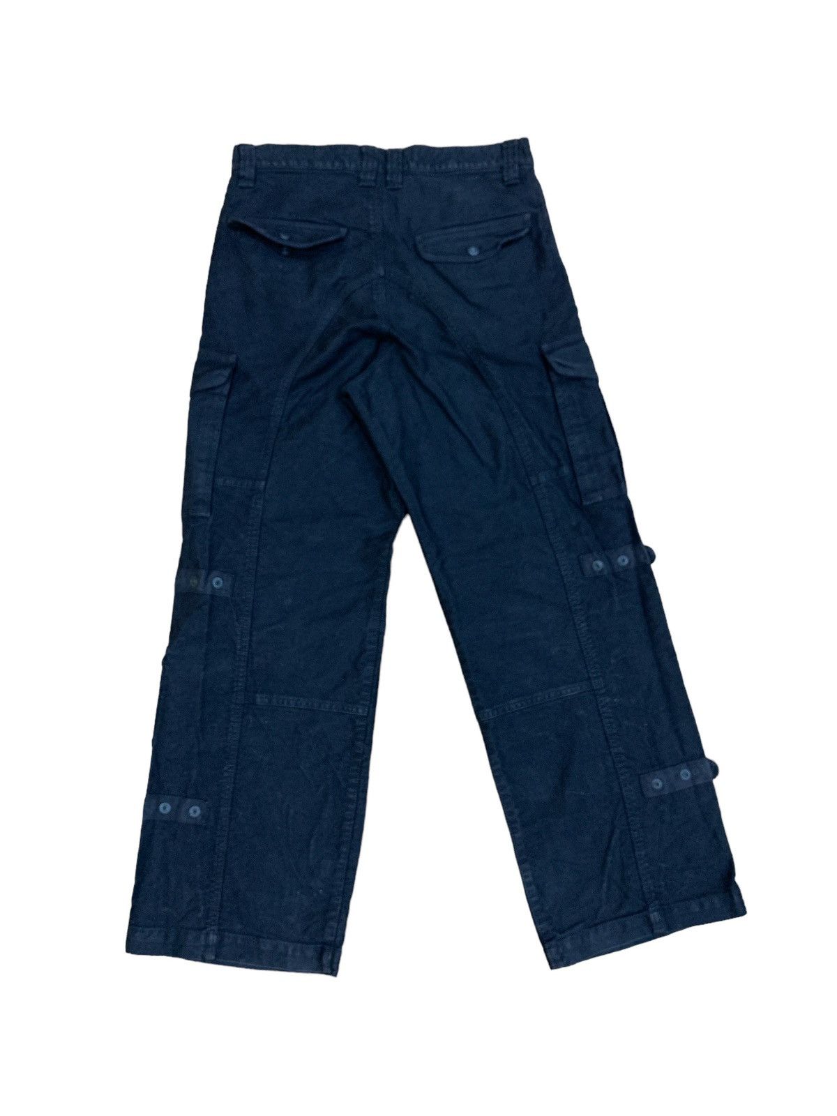 Issey Miyake × Tete Homme TETE HOMME MULTIPOCKETS BONDAGE CARGO PANTS Size US 32 / EU 48 - 2 Thumbnail