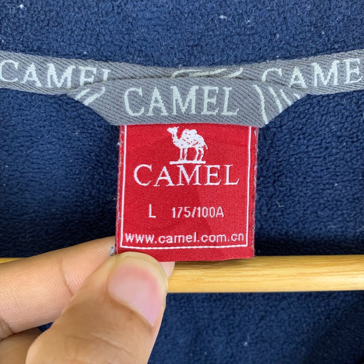Camel Vintage CAMEL Small Logo Fleece Half Zipper Long Sleeve Size US L / EU 52-54 / 3 - 5 Thumbnail