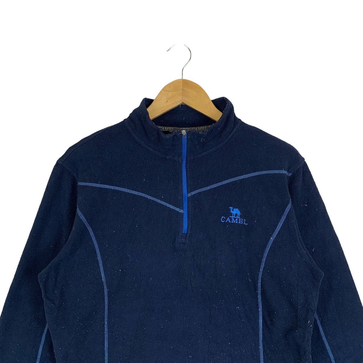 Camel Vintage CAMEL Small Logo Fleece Half Zipper Long Sleeve Size US L / EU 52-54 / 3 - 4 Thumbnail