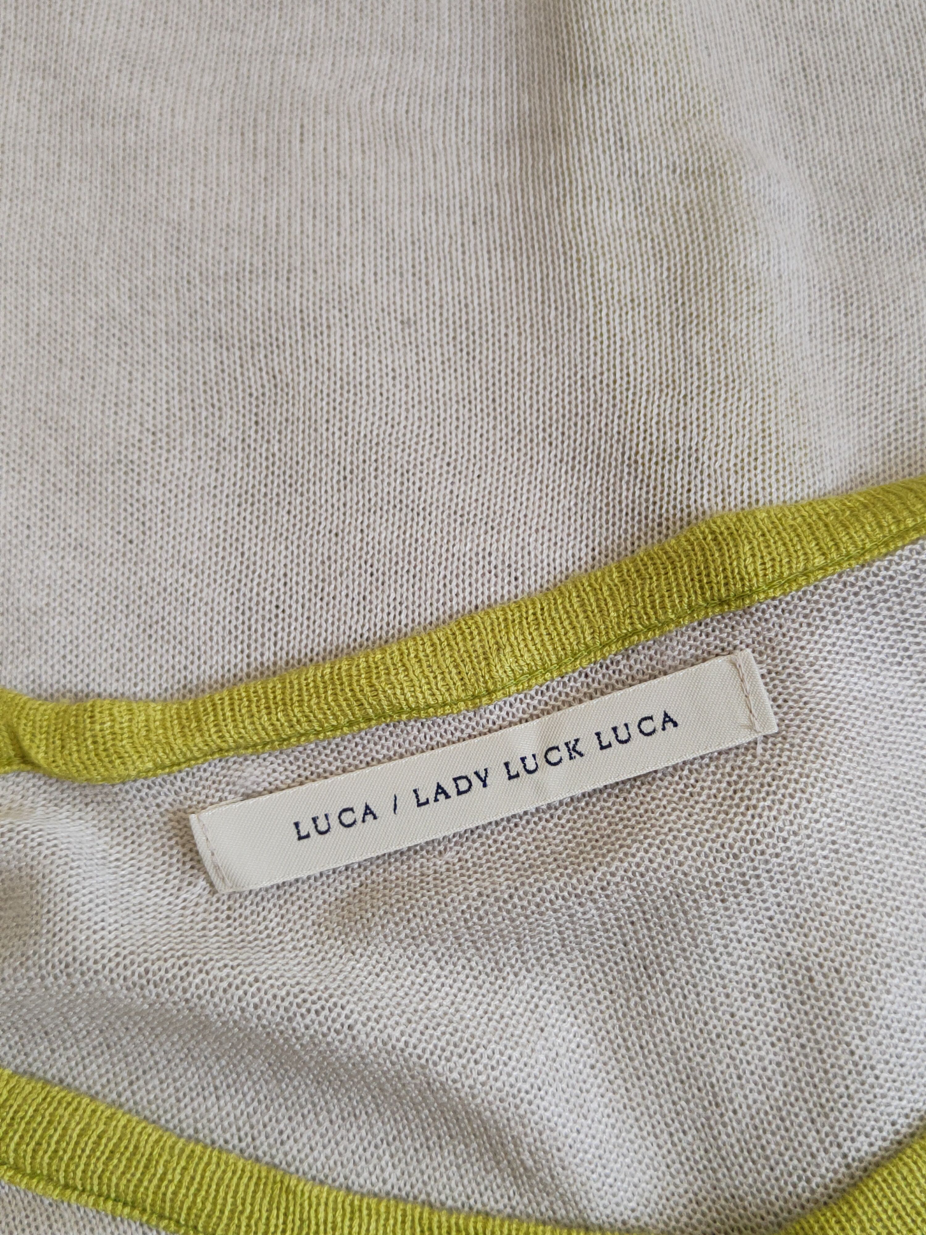 Japanese Brand Luca lady luck luca japan Meshnet Knitwear Cardigan #S1205 Size M / US 6-8 / IT 42-44 - 10 Thumbnail