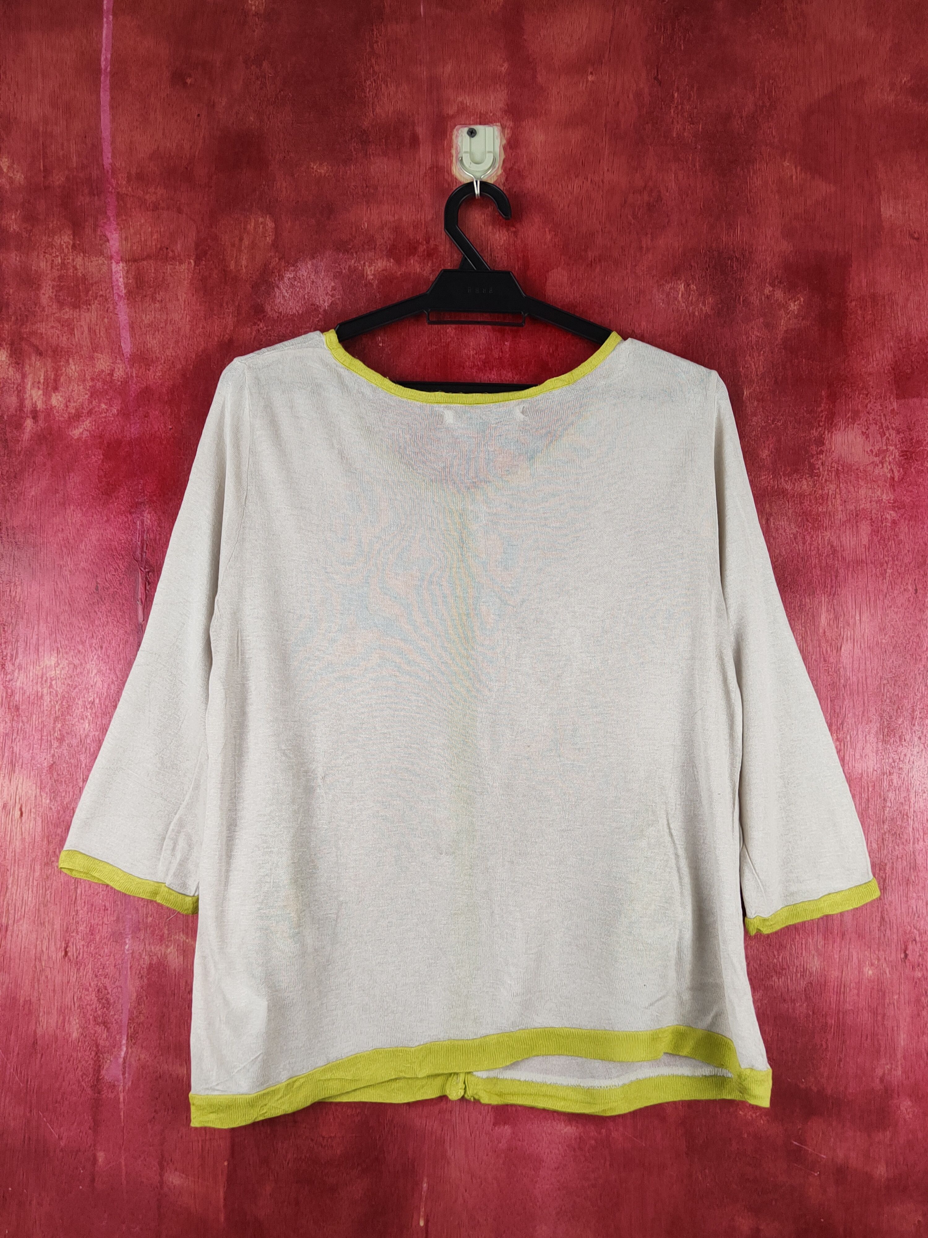 Japanese Brand Luca lady luck luca japan Meshnet Knitwear Cardigan #S1205 Size M / US 6-8 / IT 42-44 - 7 Thumbnail