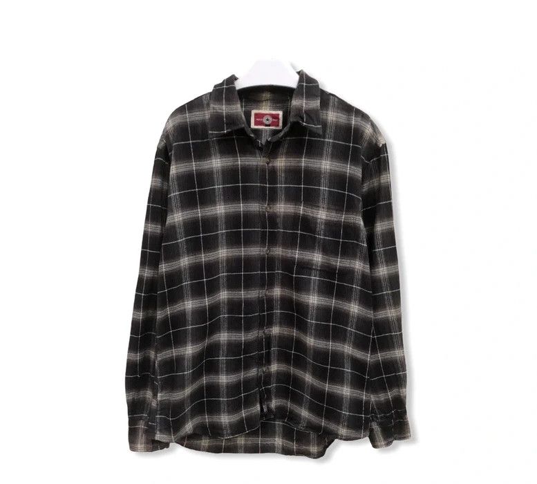 Converse Vintage Converse Plaid Tartan Flannel Shirt 👕 Size US M / EU 48-50 / 2 - 1 Thumbnail