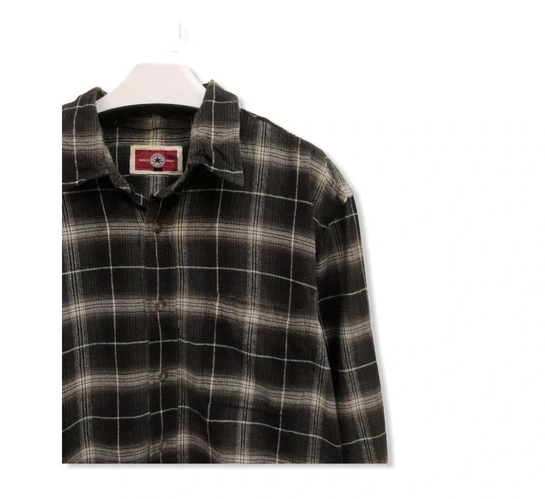 Converse Vintage Converse Plaid Tartan Flannel Shirt 👕 Size US M / EU 48-50 / 2 - 2 Thumbnail
