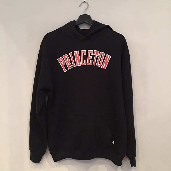 American College Princeton University Vintage Logotype Hoodie Black ...