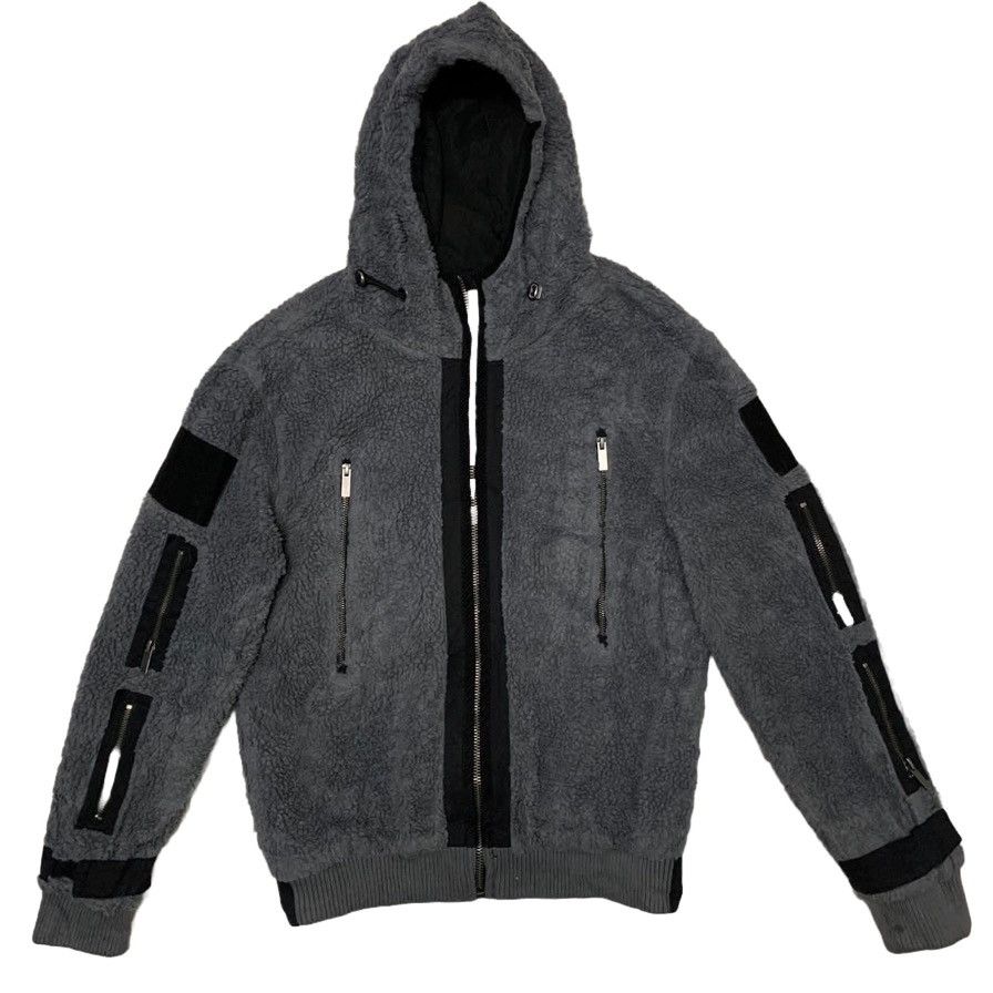 Japanese Brand Rare Design Youminzhuangbei Pile Fleece Jacket Hoodie Size US L / EU 52-54 / 3 - 1 Thumbnail
